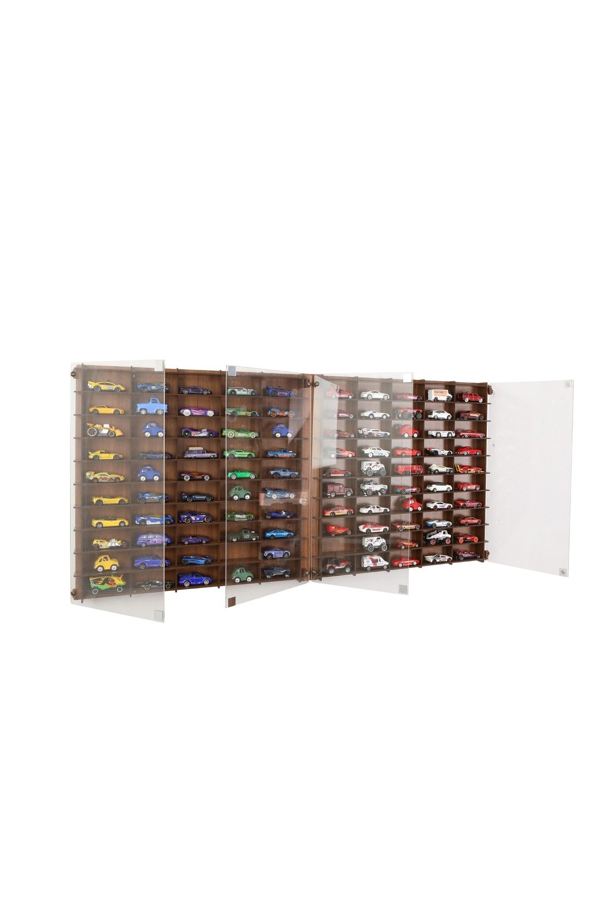 Pleksi Kapaklı 1/64 Matchbox Oyuncak Hobi Koleksiyon Model Araç Rafı