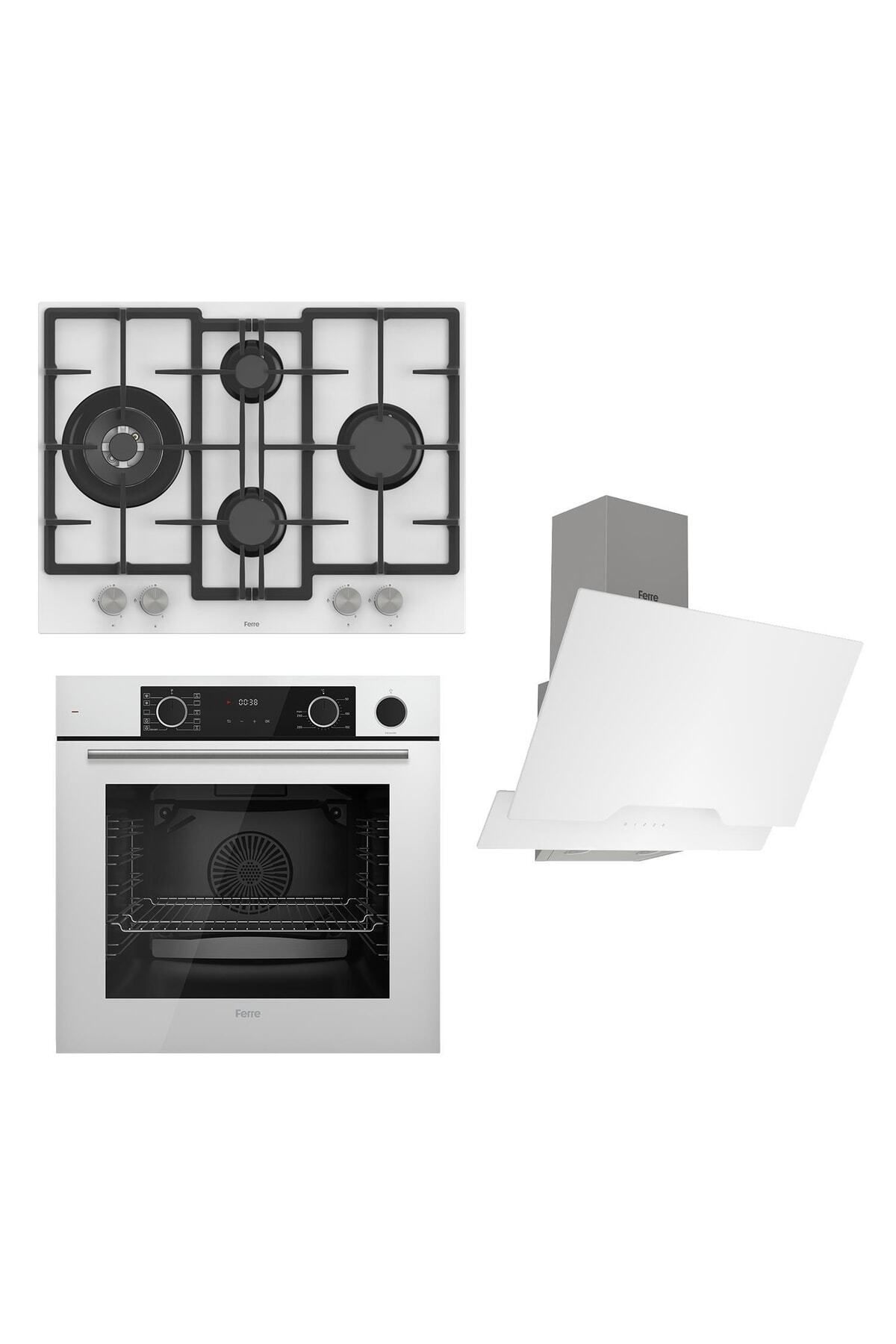 Steamart&fryart Serisi Buharlı Pişirme Beyaz Set (ed076 + Xe64cb +d064 )
