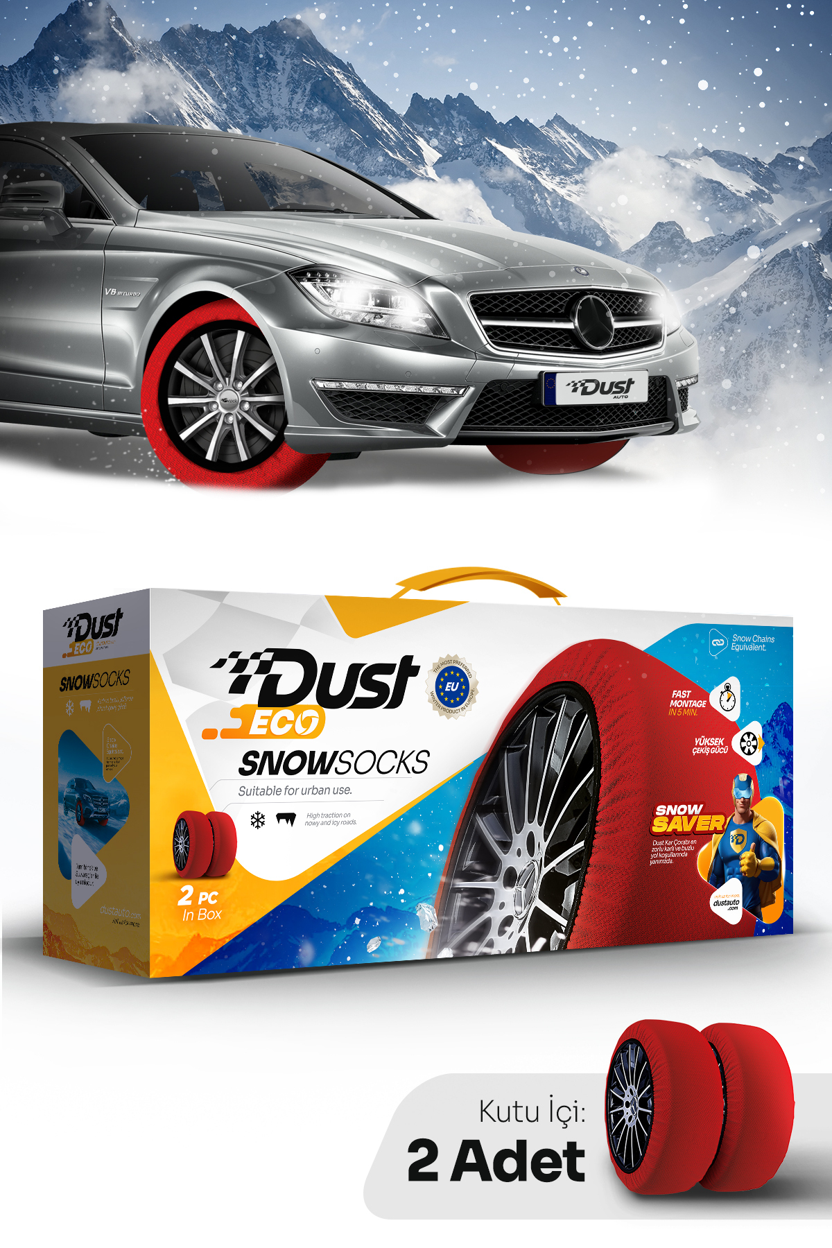DUST Kar Çorabı - Eco Series
