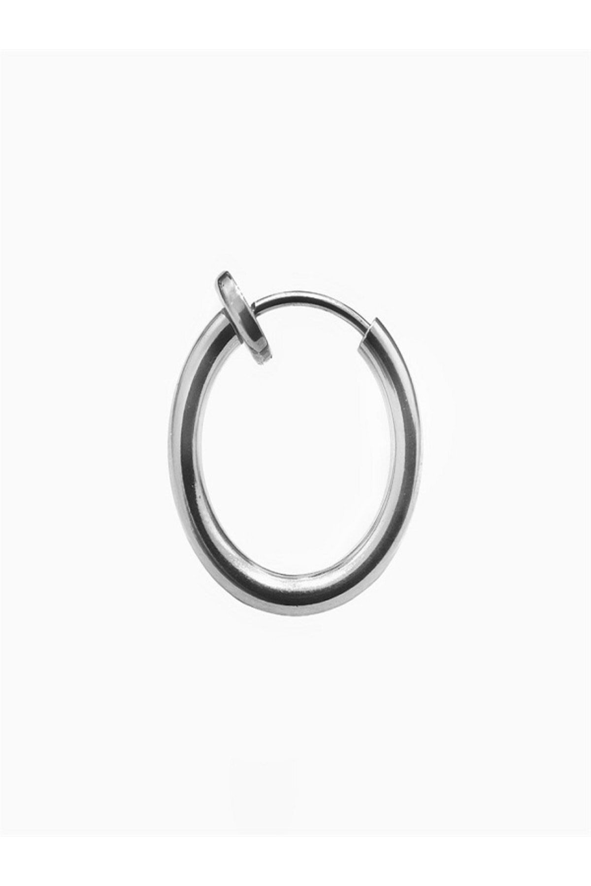 Fake silver hoop best sale earrings