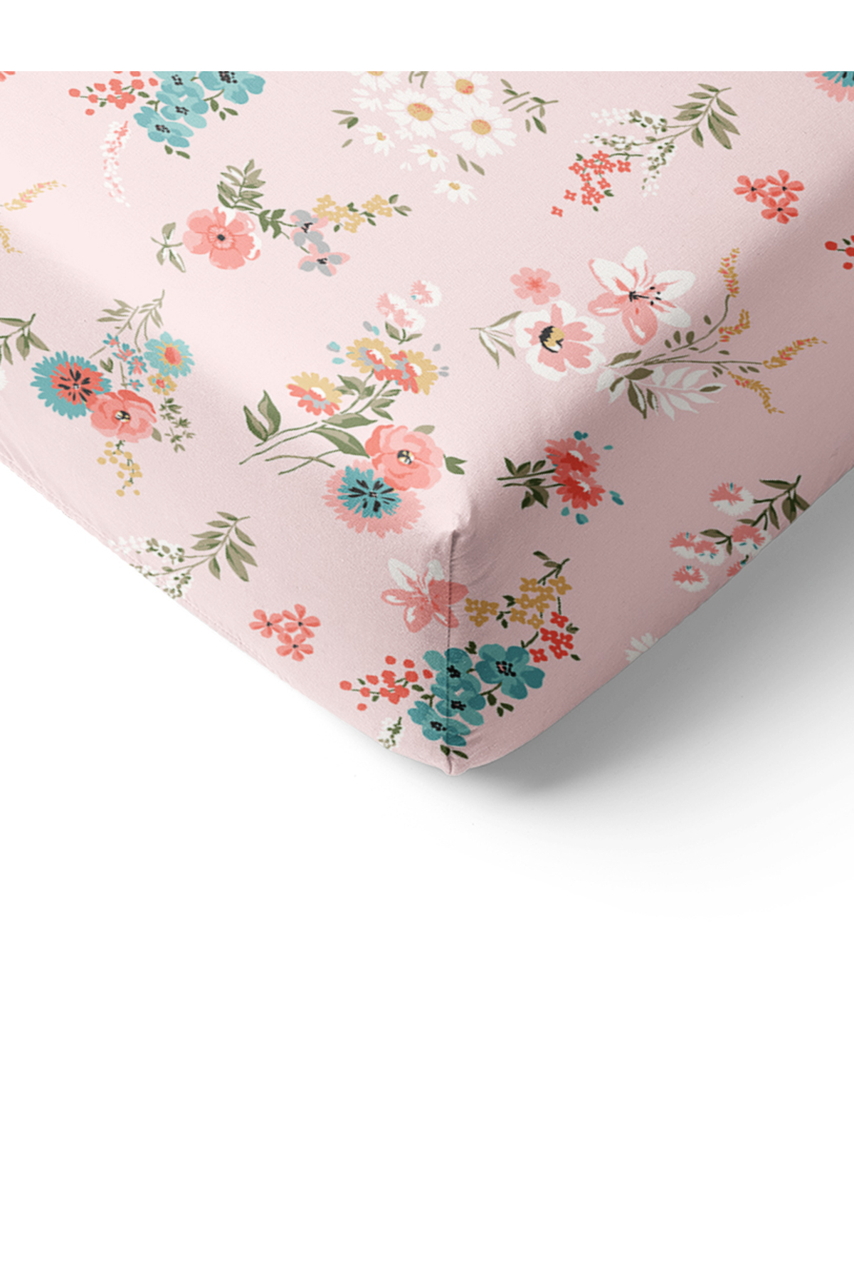 سرویس ملحفه یک نفره  صورتی Evmila | 78272 اورجینال - تصویر 2