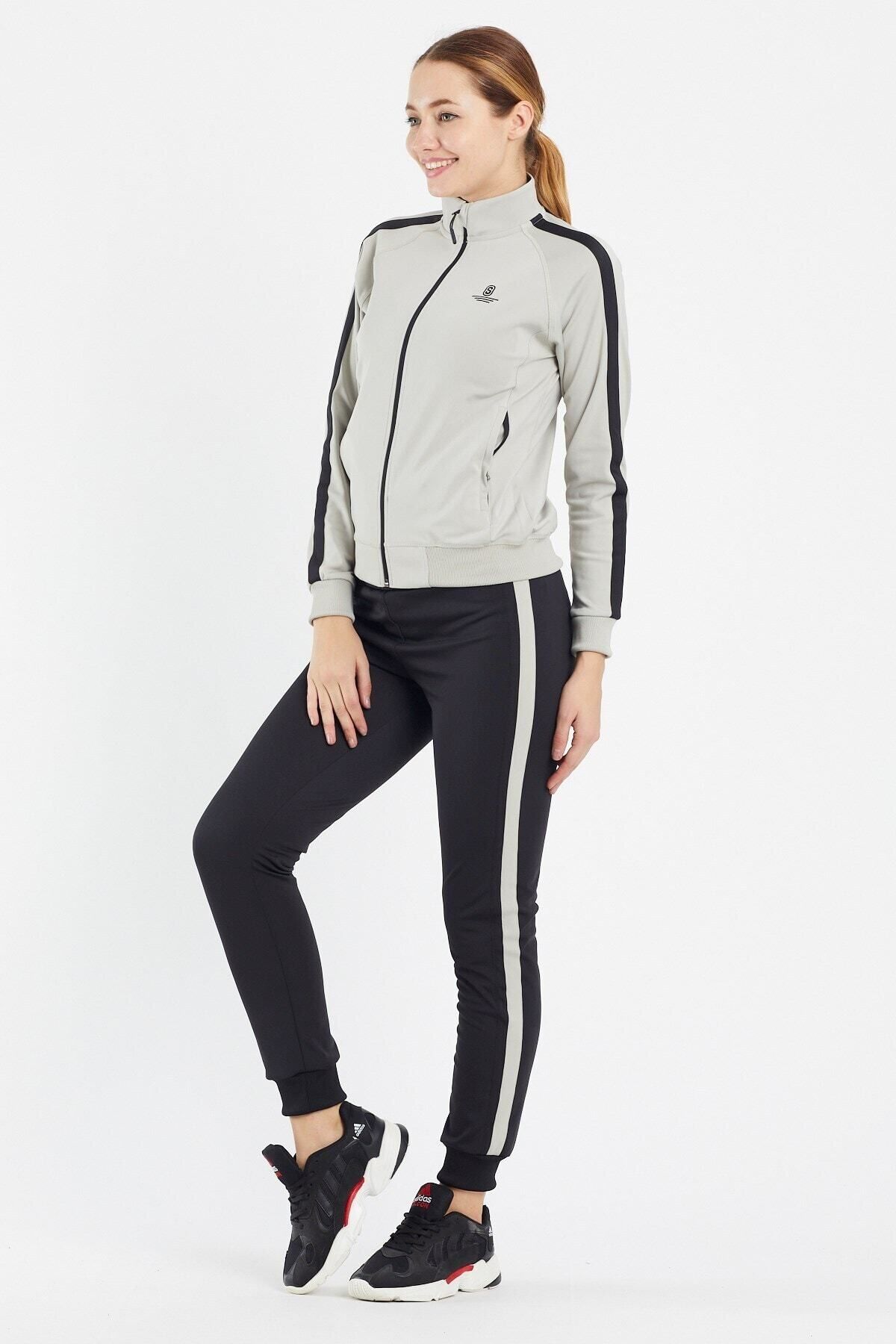 Womans adidas hot sale tracksuit