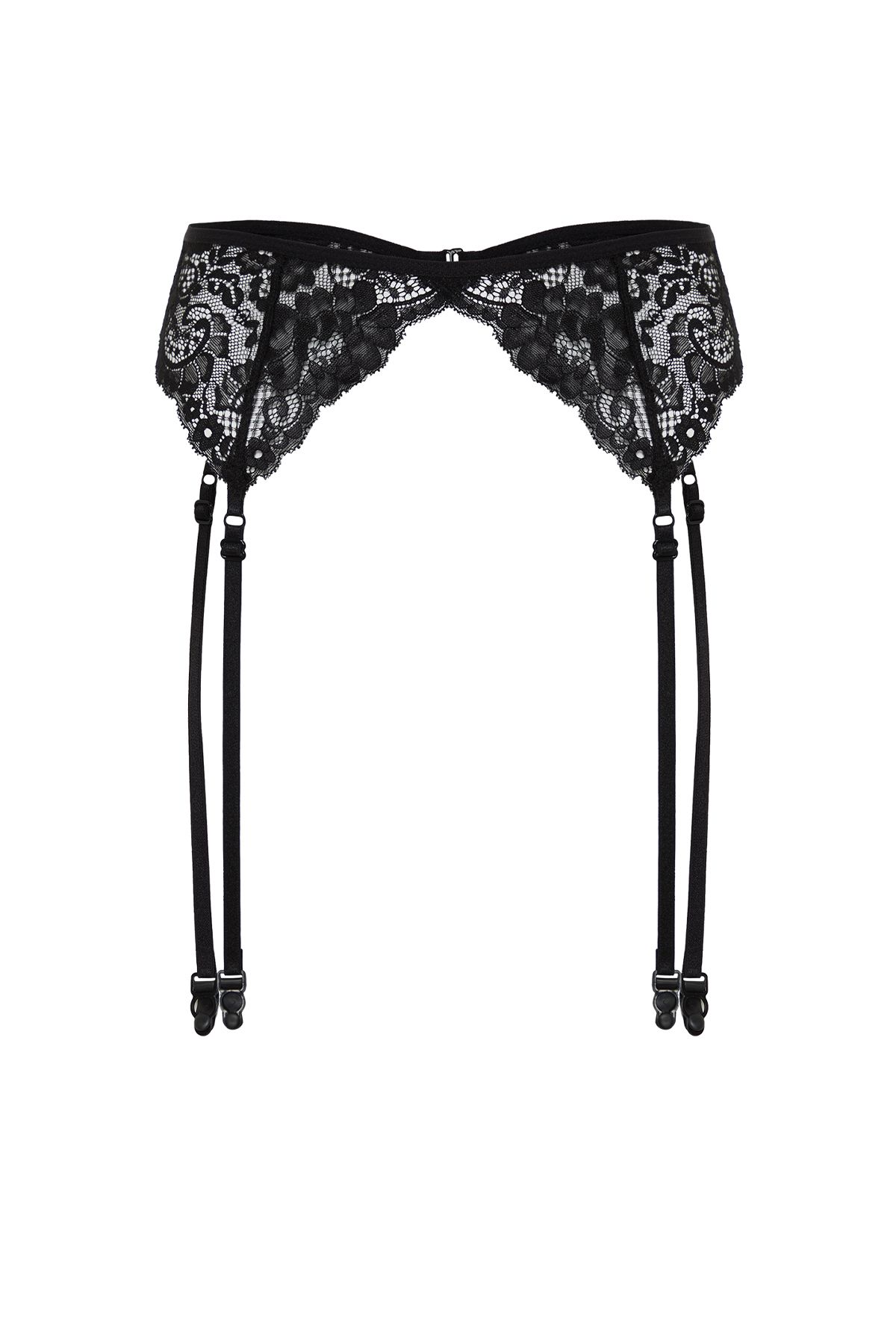 Trendyol Collection-Schwarzer Spitzen-Strumpfgürtel THMSS24DA00000 7