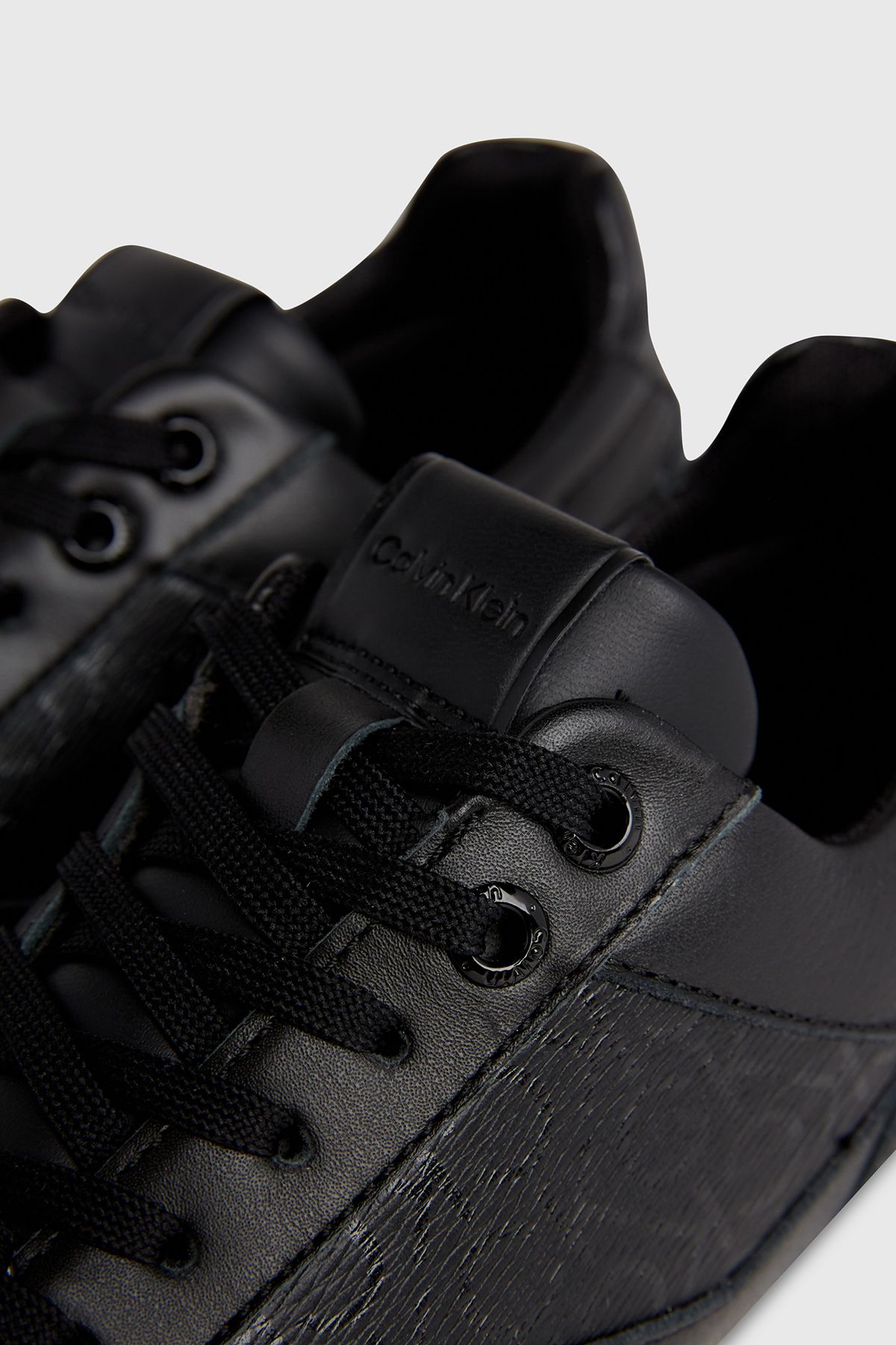 Calvin Klein-Schwarzer Sneaker für Damen/Mädchen 5