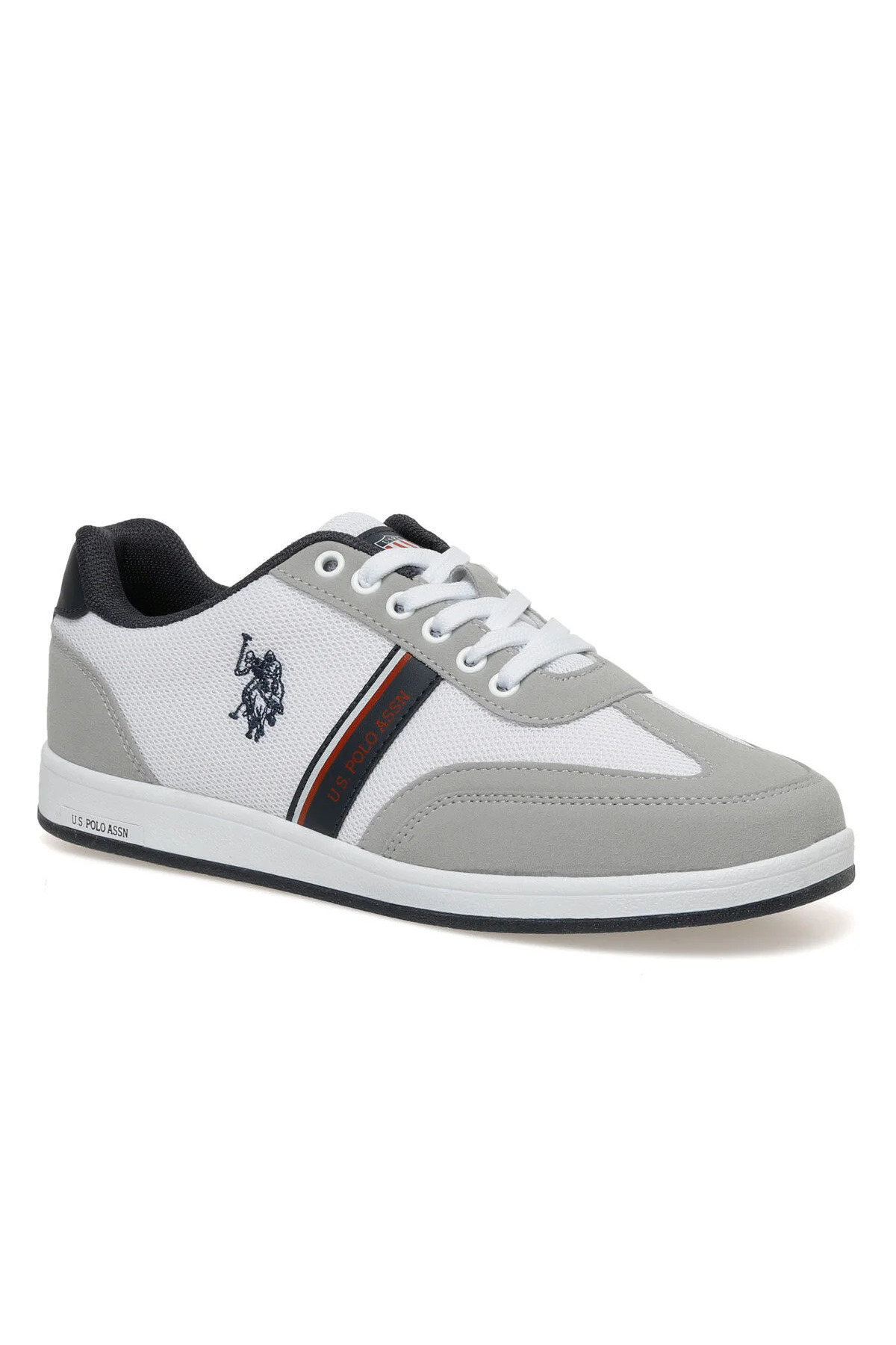 1_org_zoom کفش U.S. Polo Assn. یو اس پولو مردانه طوسی برزنتی اورجینال - تصویر 1