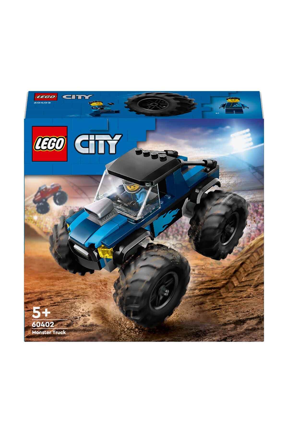 ® City Blue Monster Truck 60402 - خلاقانه با وانت برای کودکان ۵ سال و بالاتر