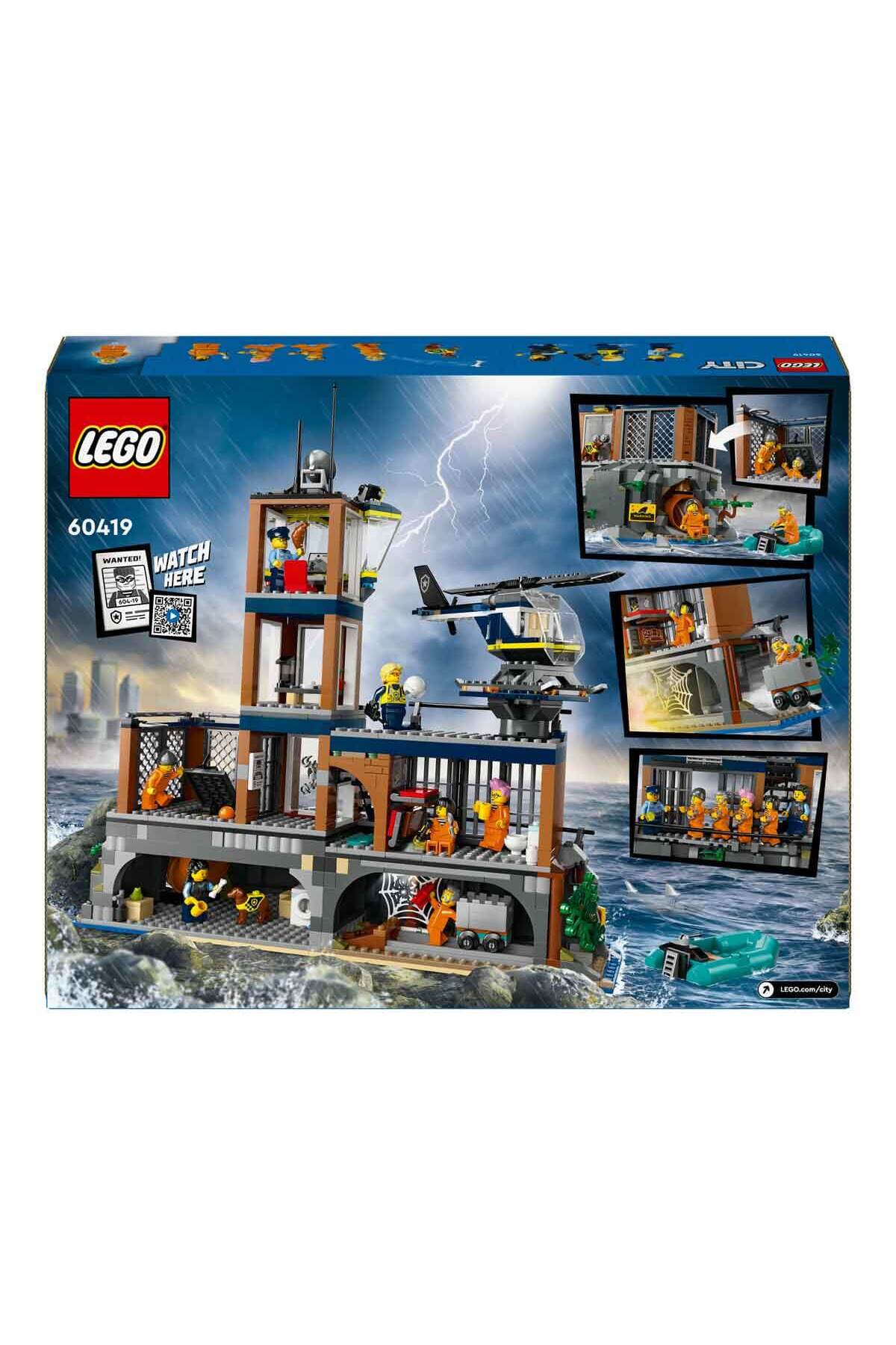 ® جزیره زندان پلیس شهری ۶۰۴۱۹ - هلیکوپتر پلیس خلاقانه برای کودکان ۷ سال و بالاتر