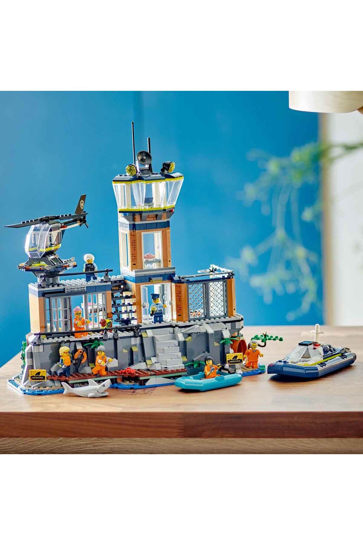 ® جزیره زندان پلیس شهری ۶۰۴۱۹ - هلیکوپتر پلیس خلاقانه برای کودکان ۷ سال و بالاتر