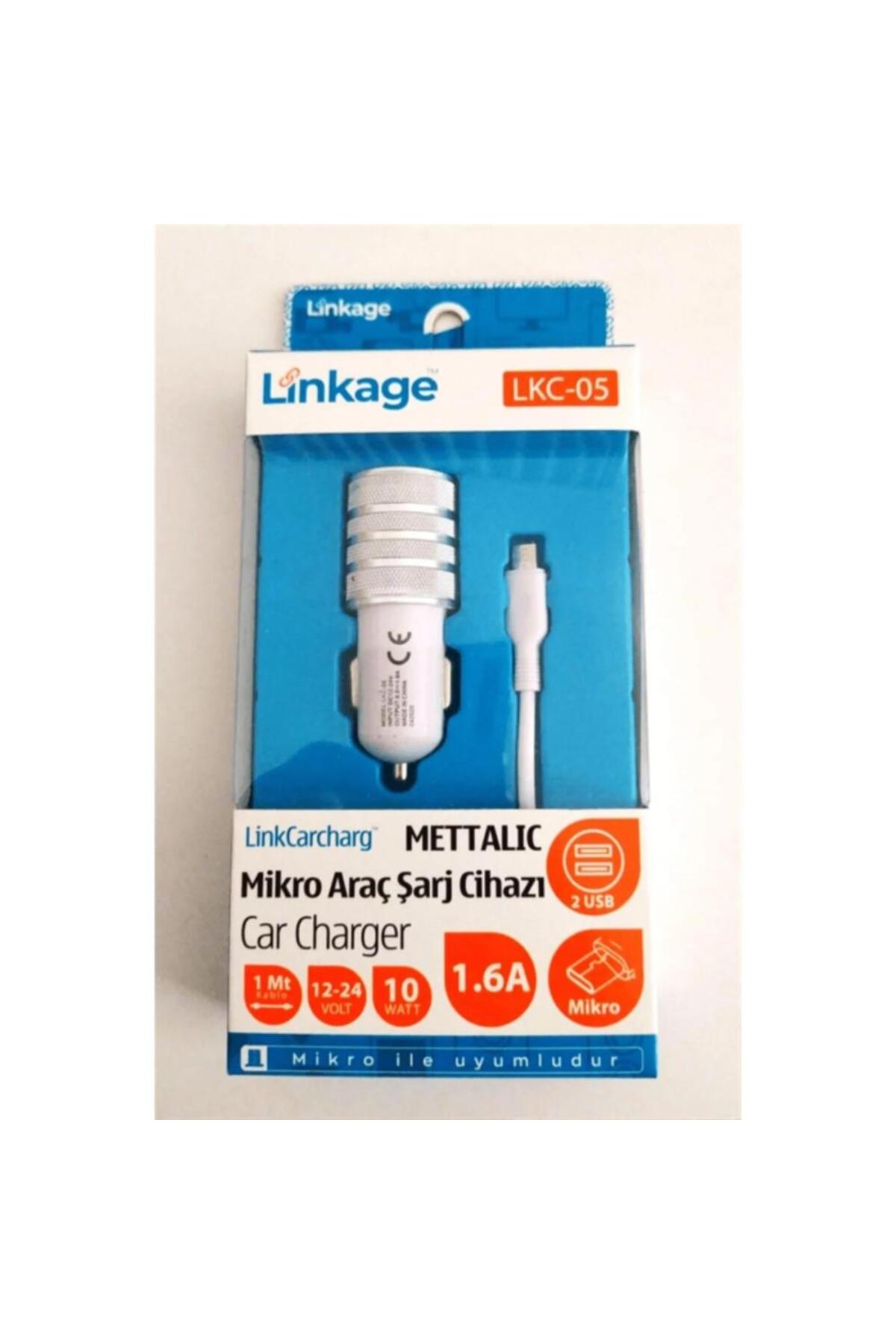 Oto Araç Şarj, 2.1a Micro, 12-24v, 2usb, 10 Watt, 1mtkablo Lkc-05