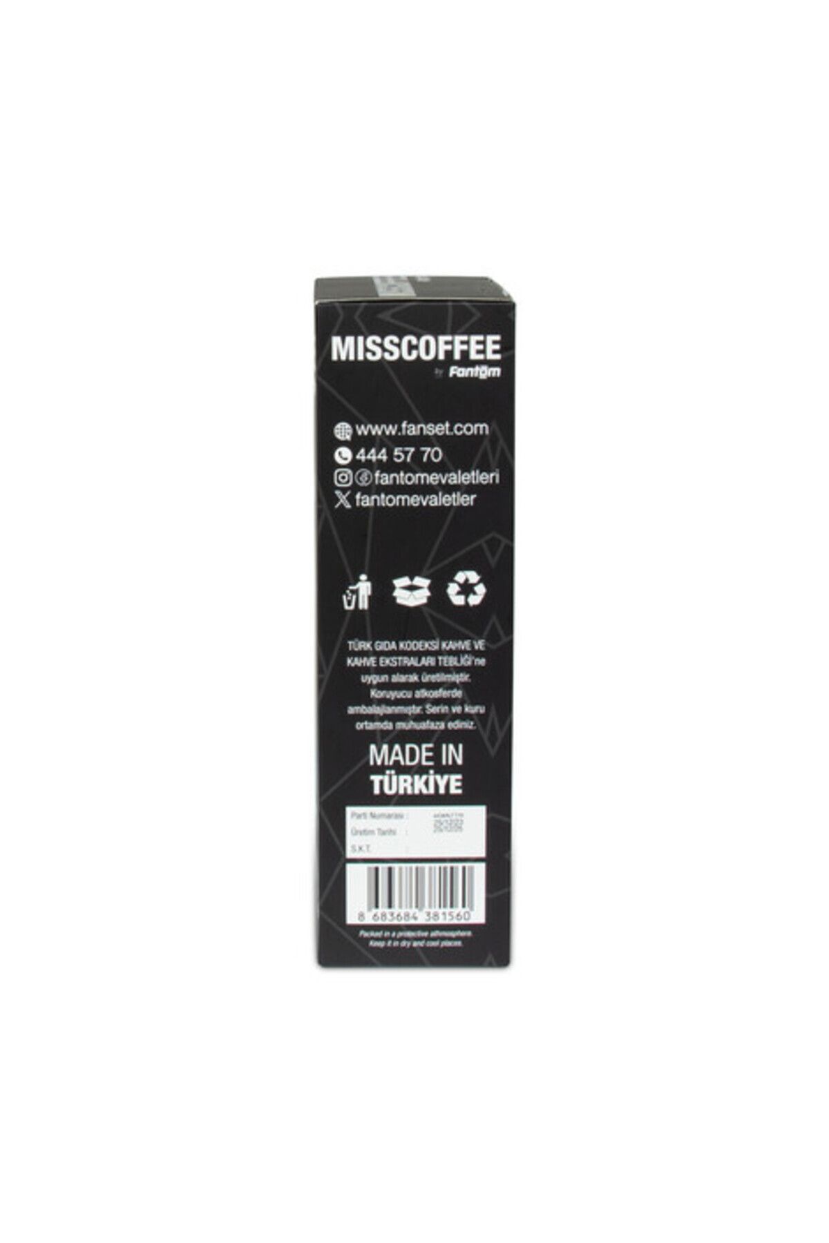 Fantom-Misscoffee 6 Different Experience Box Compatible with Nespresso System 8