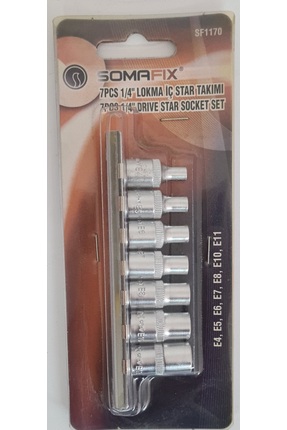 Somafix 7 li 1/4 LOKMA İÇ TORK TAKIMI (4,5,6,7,8,10,11)