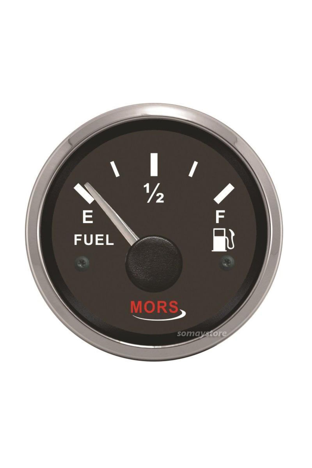 Somay Store Mors Yakıt Göstergesi 12-24 V Ohm : 0-190 Ø:55mm Siyah Kadran