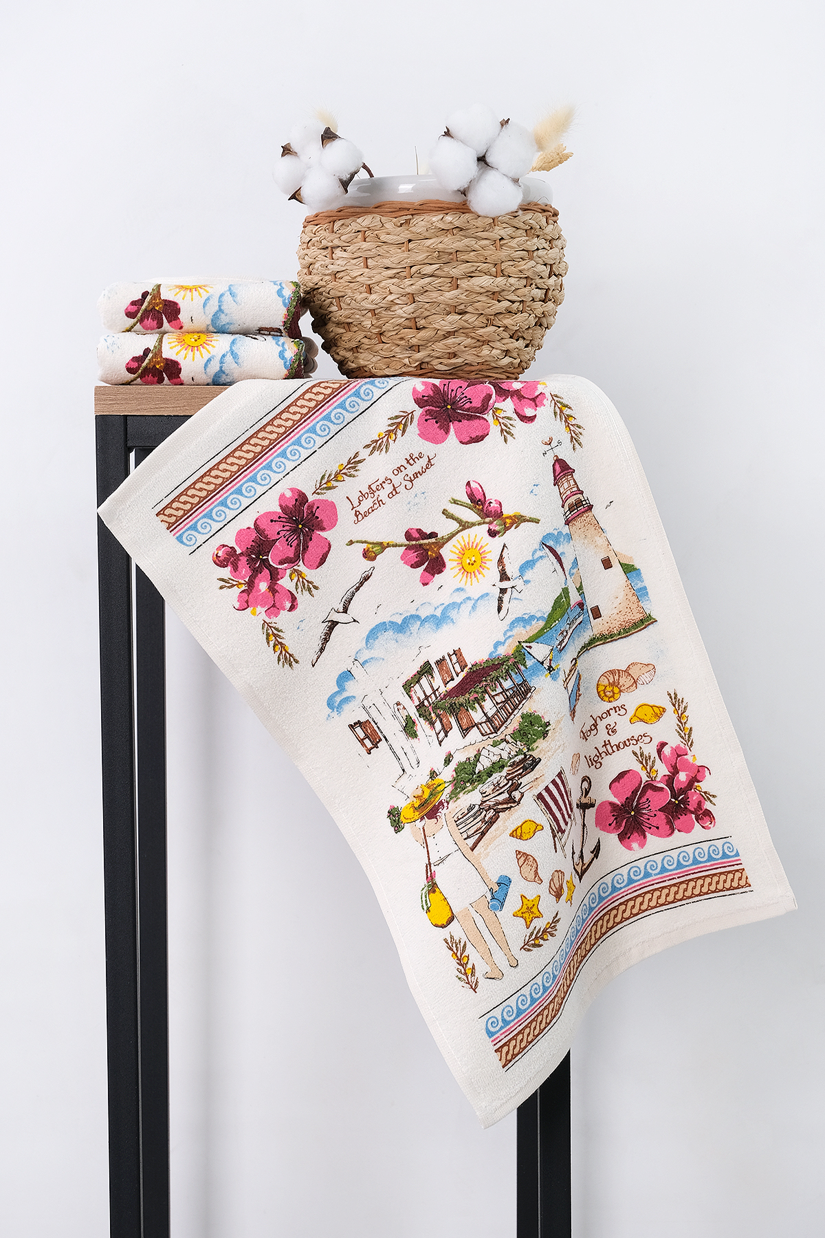 The Most Beautiful Kitchen Towel Model 3-Pack-sunset
