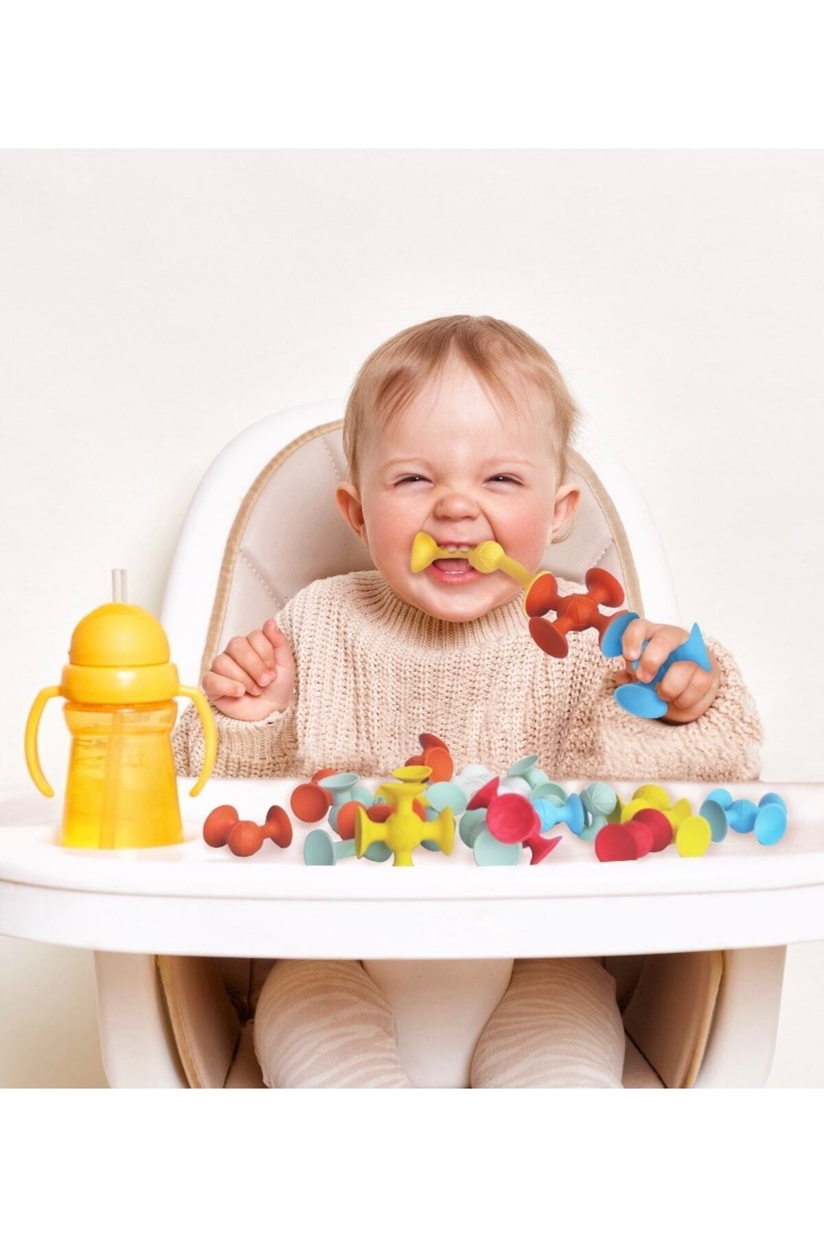 اسکوئیگز: اسباب‌بازی آموزشی حسی فیدجت، بلوک‌های ساختنی ۲۵ تکه مولکول وکیوم