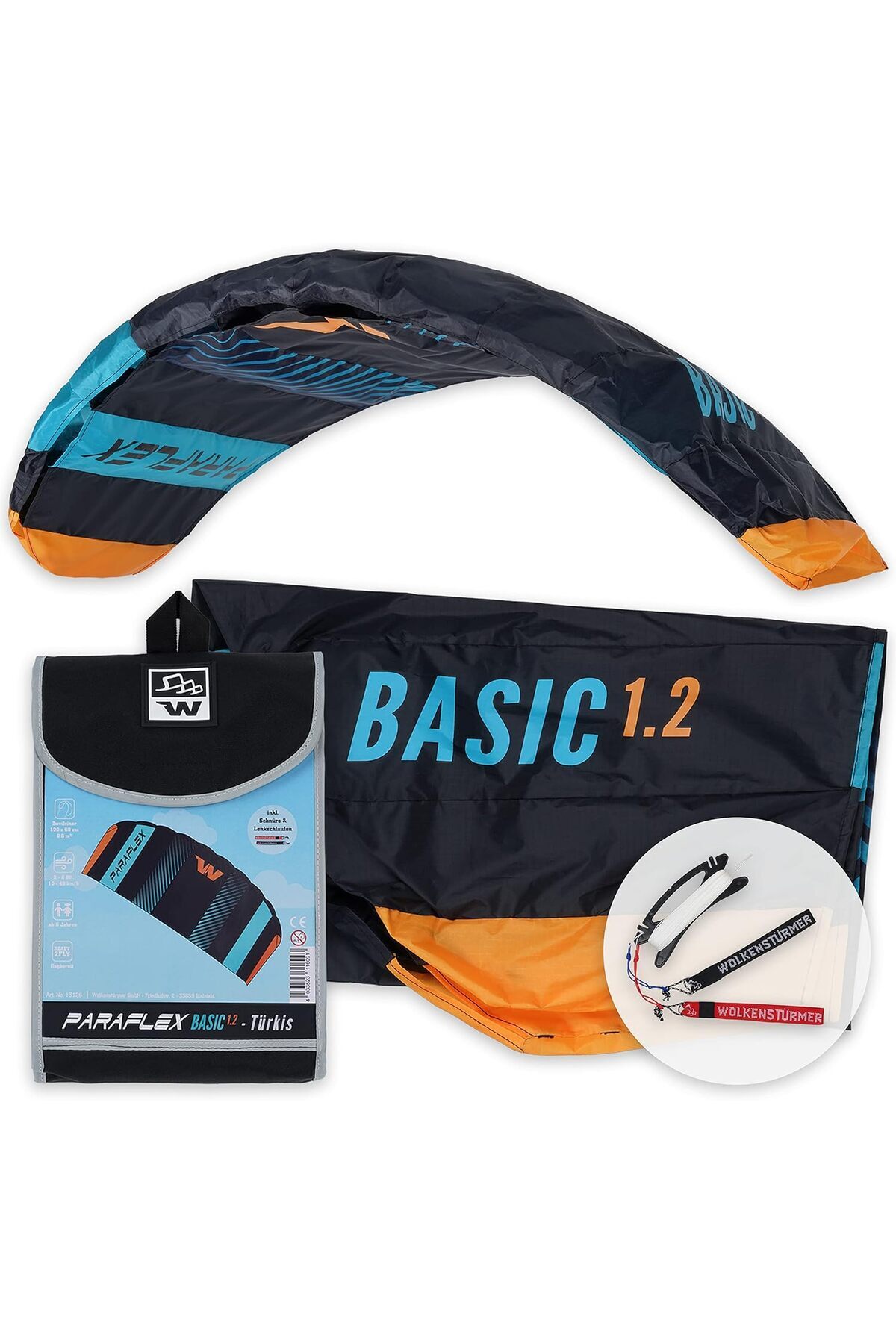 Wolkenstürmer ® Paraflex Basic - Tappetino per Manubrio a 2 Strati, 1,7 cm, Verd