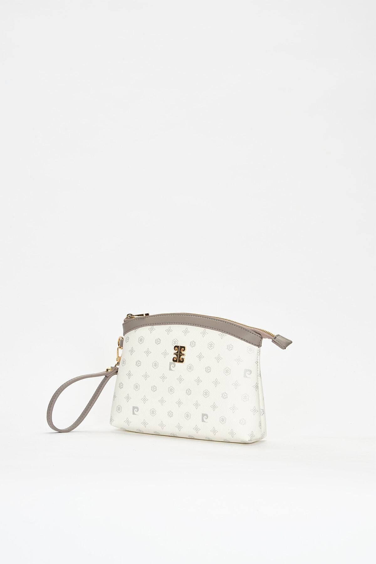 Pierre Cardin-White Monogram Women's Clutch & Clutch Bag 05PO22Y1547 3