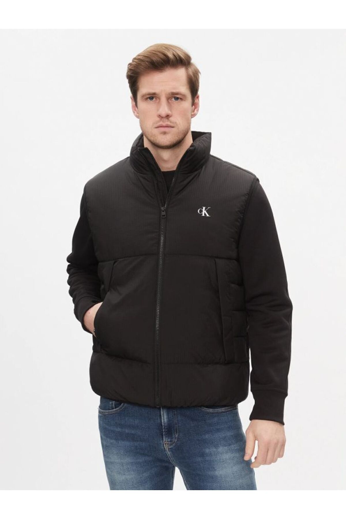 Calvin klein fleece hotsell vest