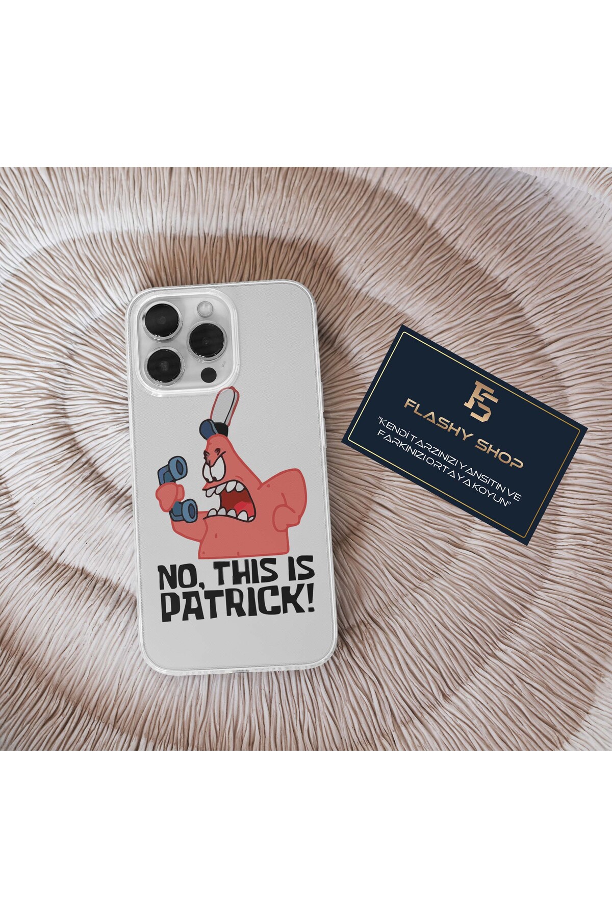 Transparent Case with Samsung Galaxy A35 Compatible This Is Patrick Design