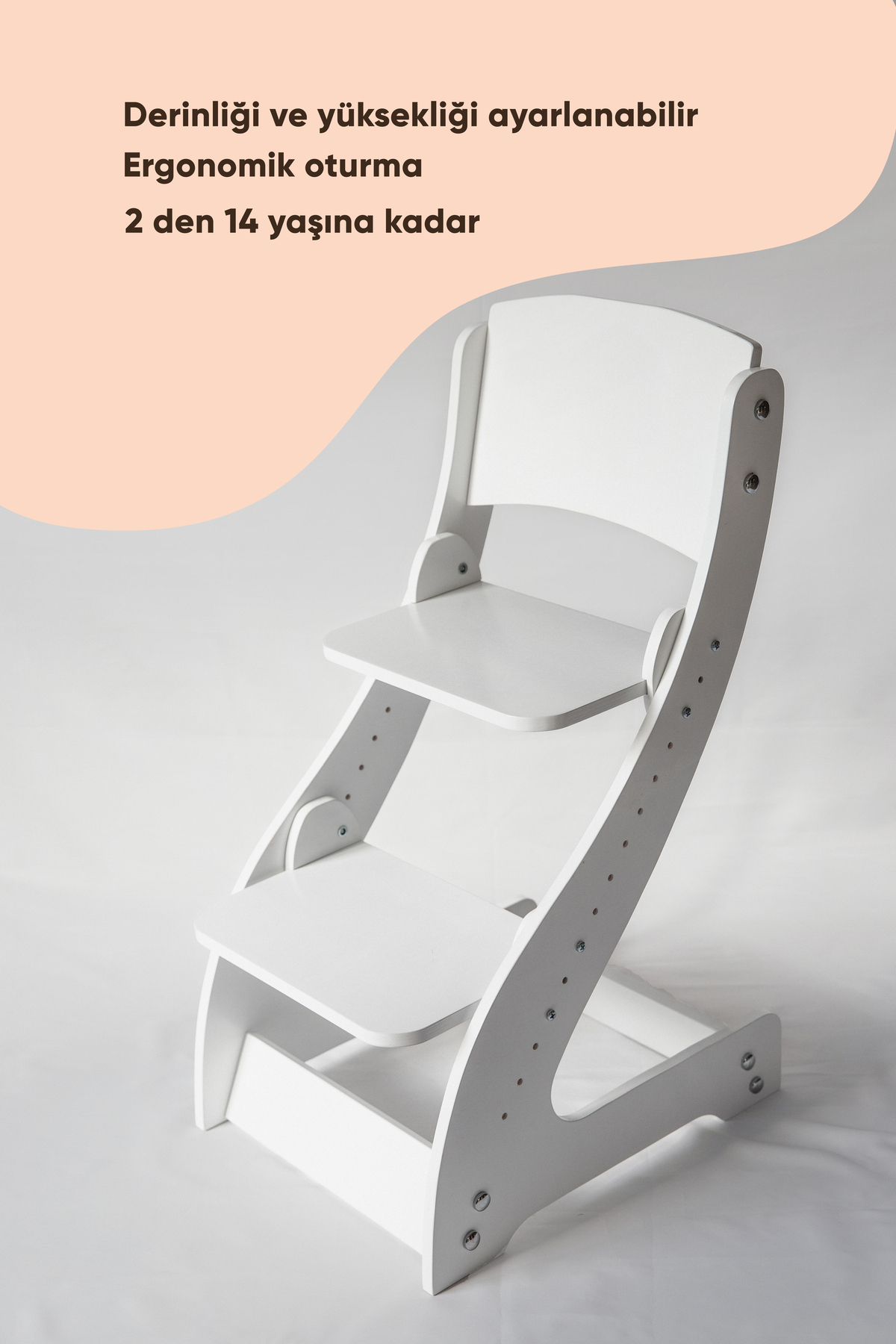 children wooden long lasting chair