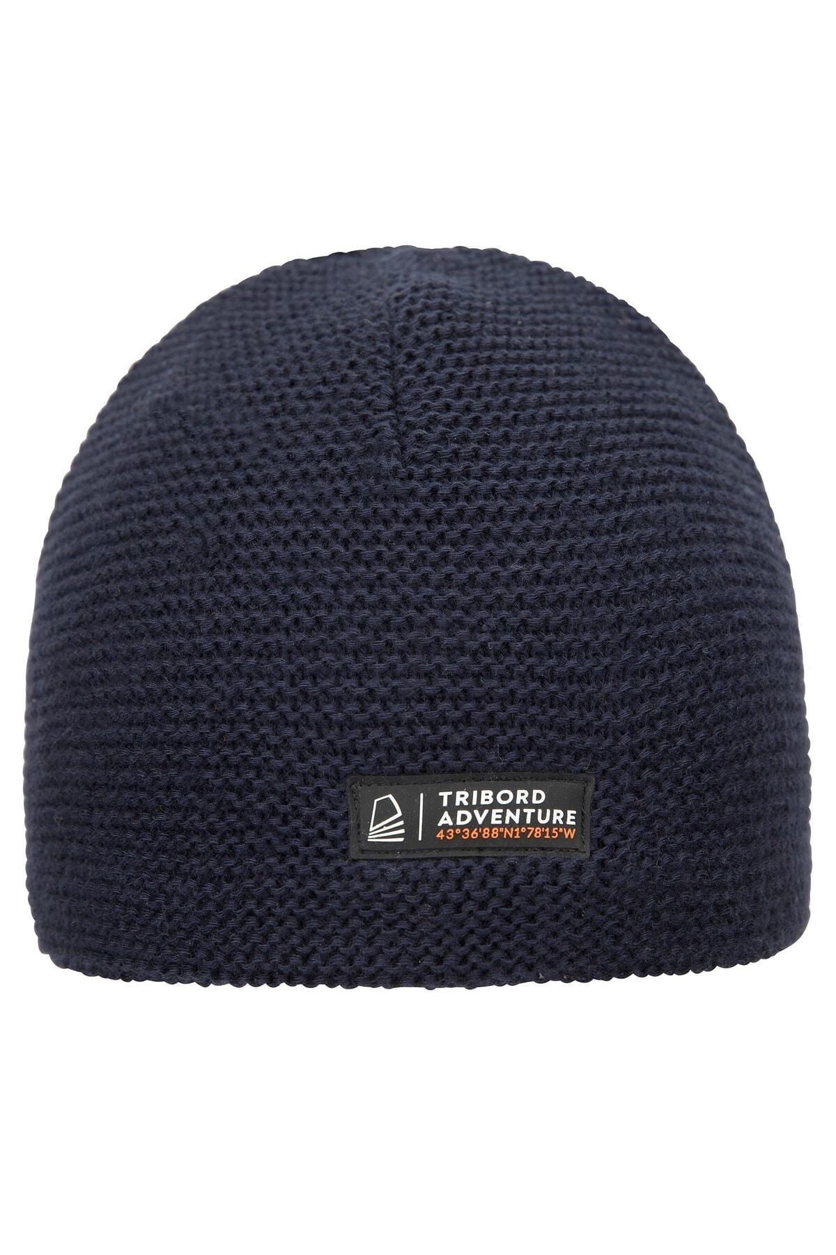 کلاه بافتنی مشکی مردانه و زنانه Tribord Adult Sailing Beret Navy Blue 100 Decathlon