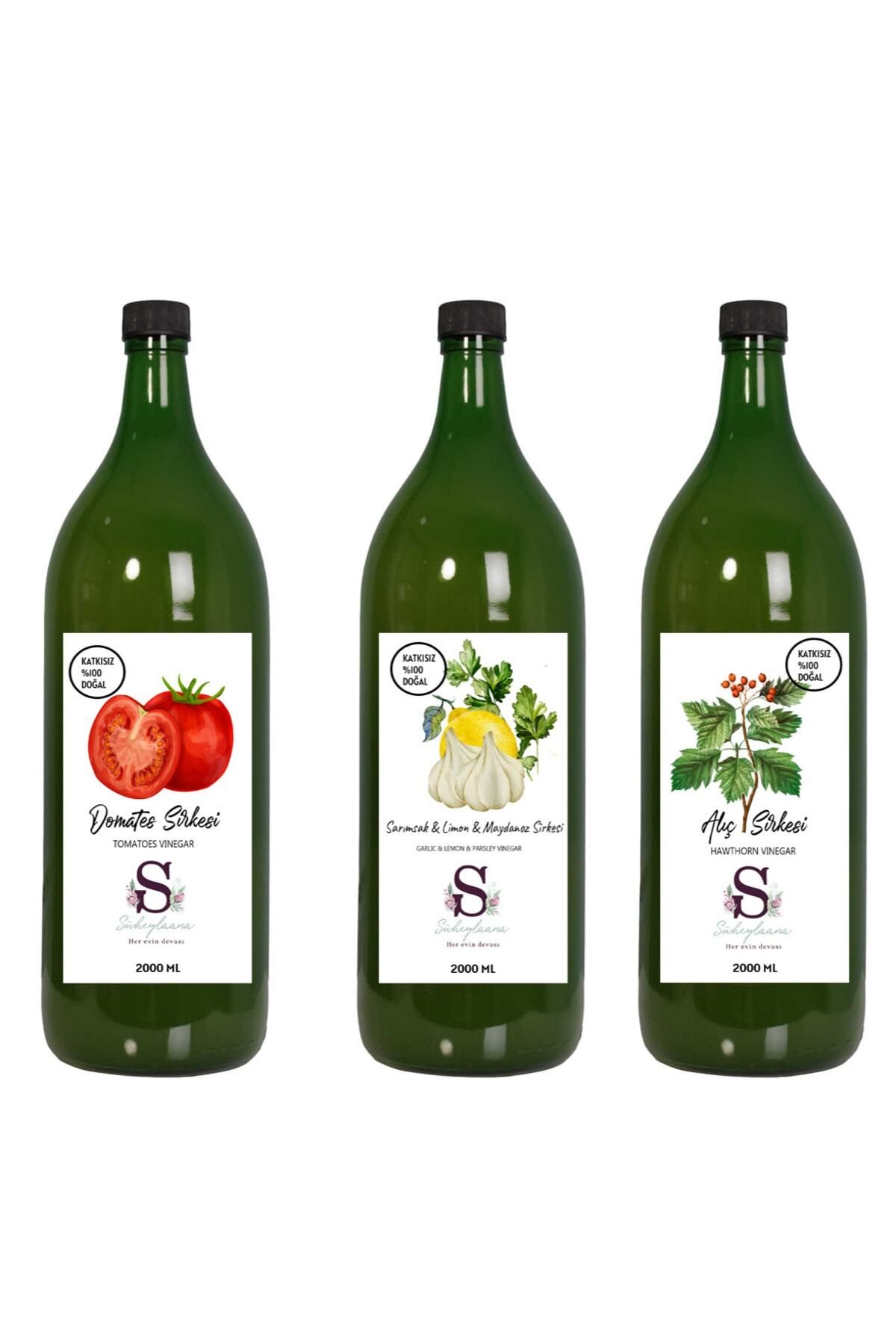 Doğal Domates Sarımsak Ve Alıç Sirkesi 2000 ml