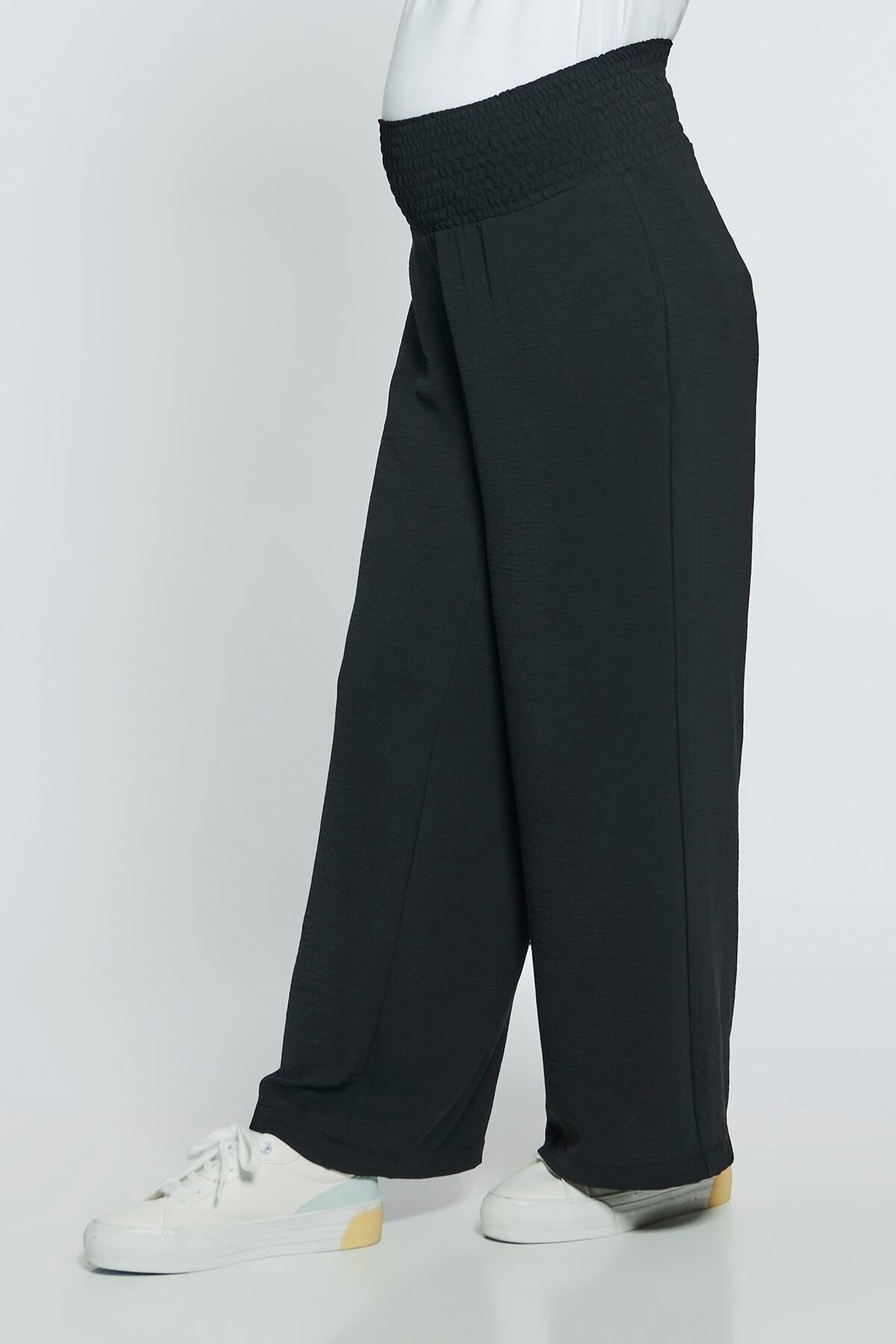 LYN MAMA-Raven Black Maternity Pants 5