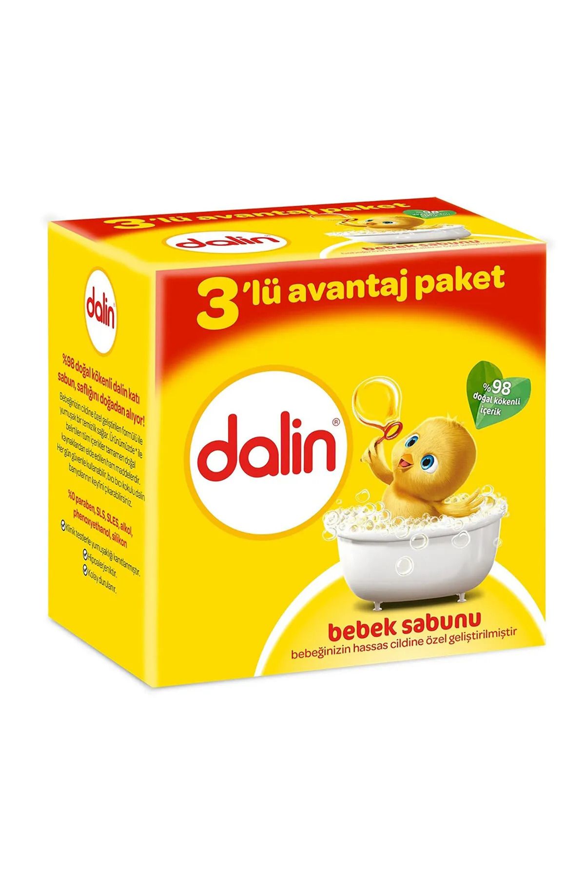 Dalin Bebe Sabun 3'Lü 100 Gr