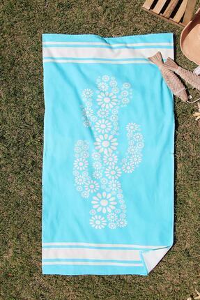 Baveno %100 Pamuk Baskılı 70x140 Plaj Havlusu