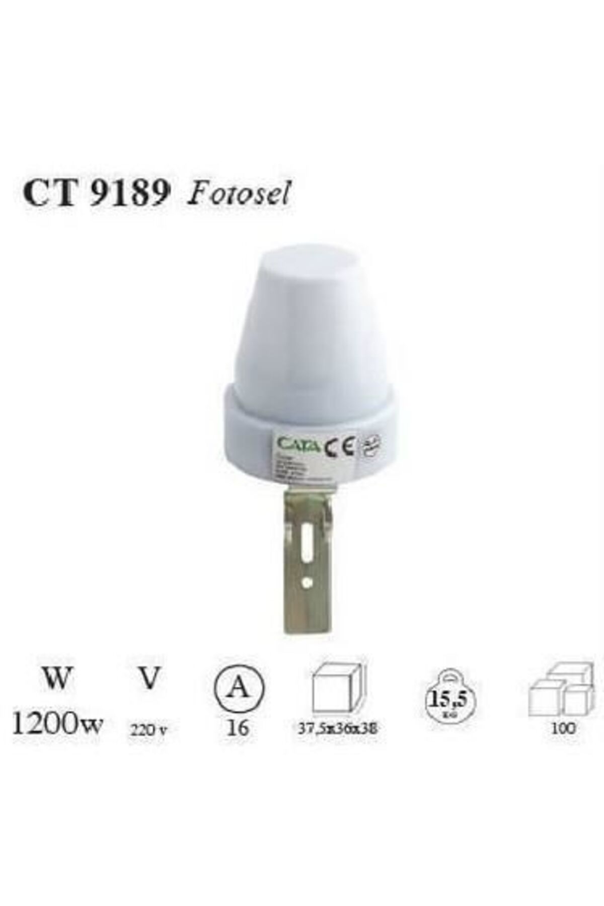 CT-9189 DAY AND NIGHT SENSOR PHOTOCELL 220 VOLT