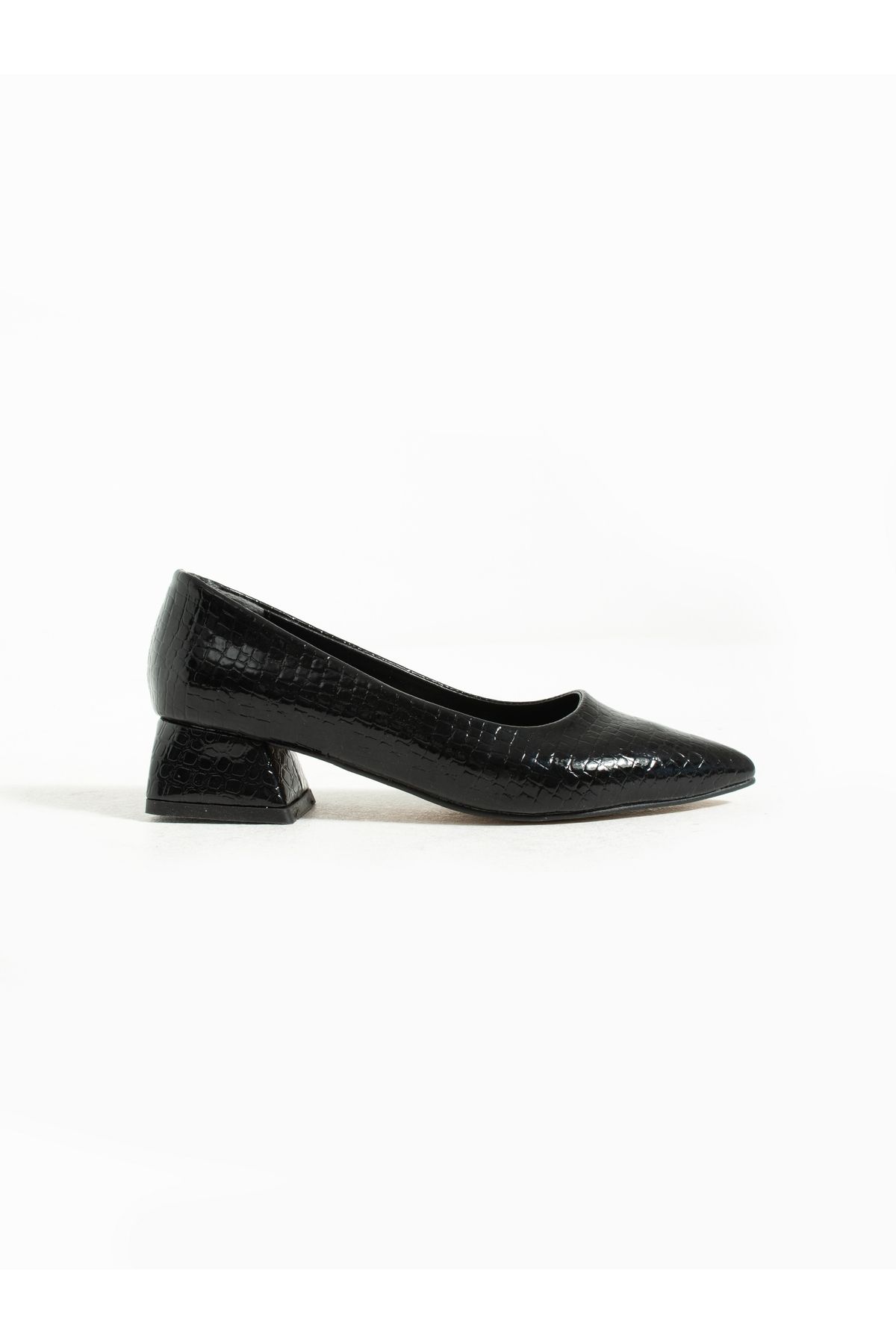 Alemdar Shoes-حذاء كروكا أسود للنساء 4