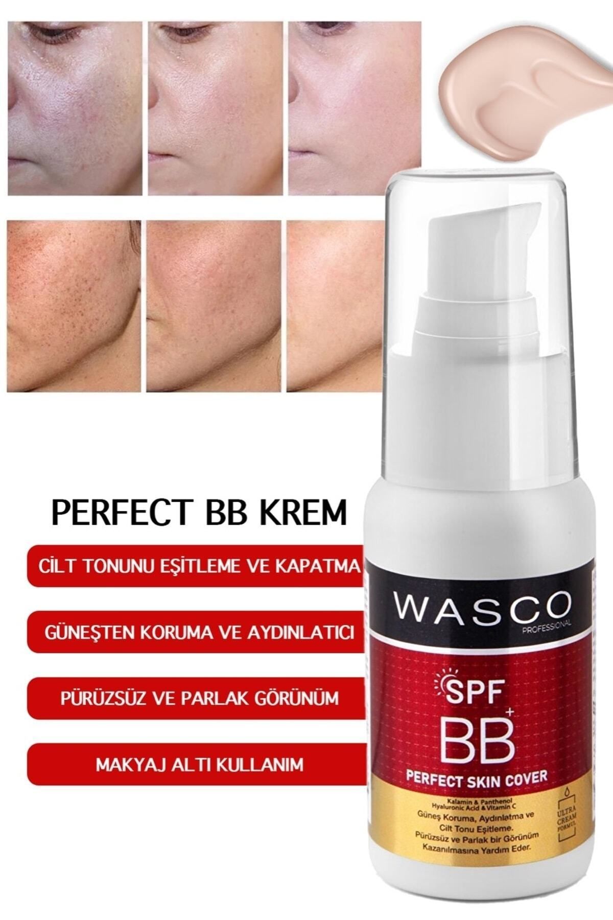 کرم بی بی (پانتنول) یکسان کننده، مغذی، احیا کننده، محافظ و پنهان کننده تون با SPF 30+ wasco