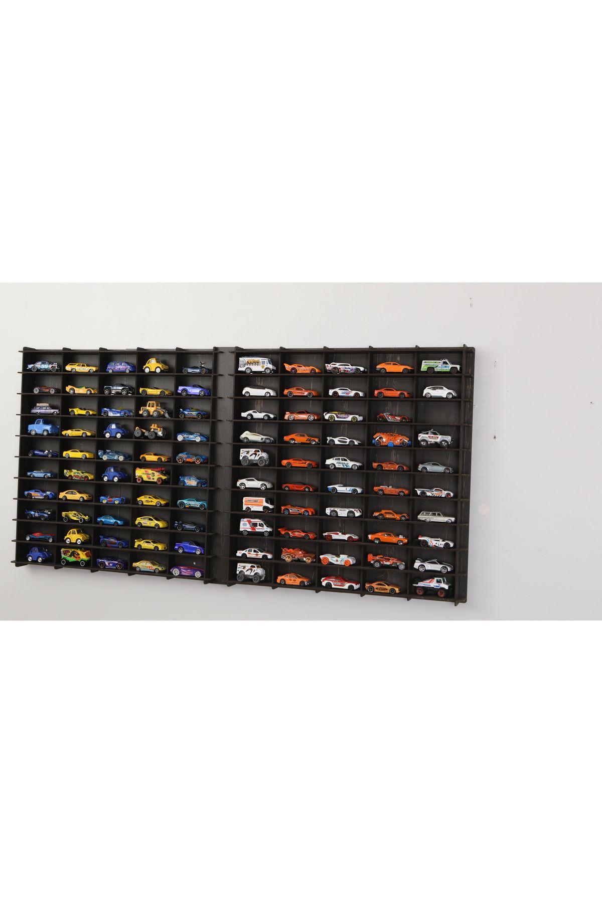 Pleksi Kapaklı 1/64 Hotwheels Matchbox Oyuncak Hobi Koleksiyon Model Araç Rafı Eskitme Siyah