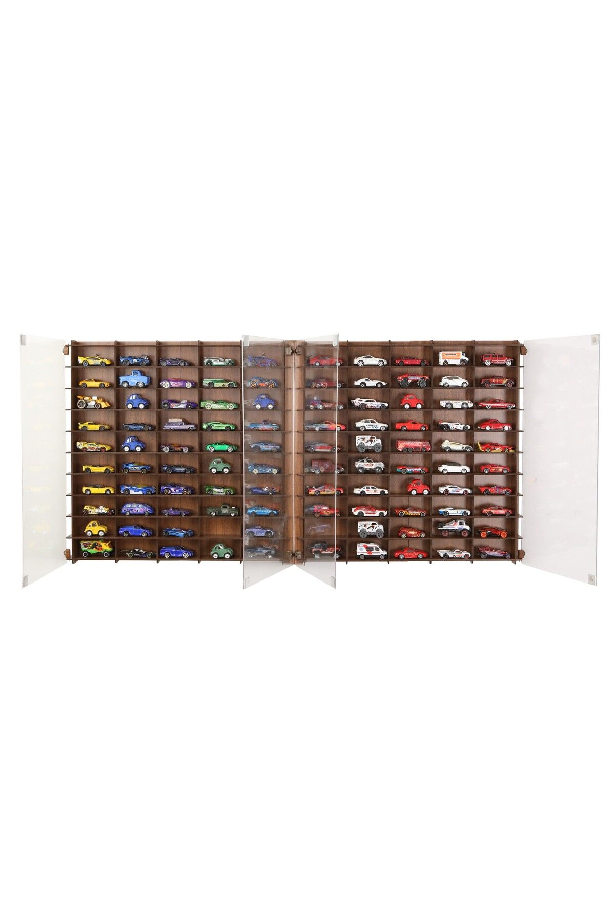 Pleksi Kapaklı 1/64 Matchbox Oyuncak Hobi Koleksiyon Model Araç Rafı