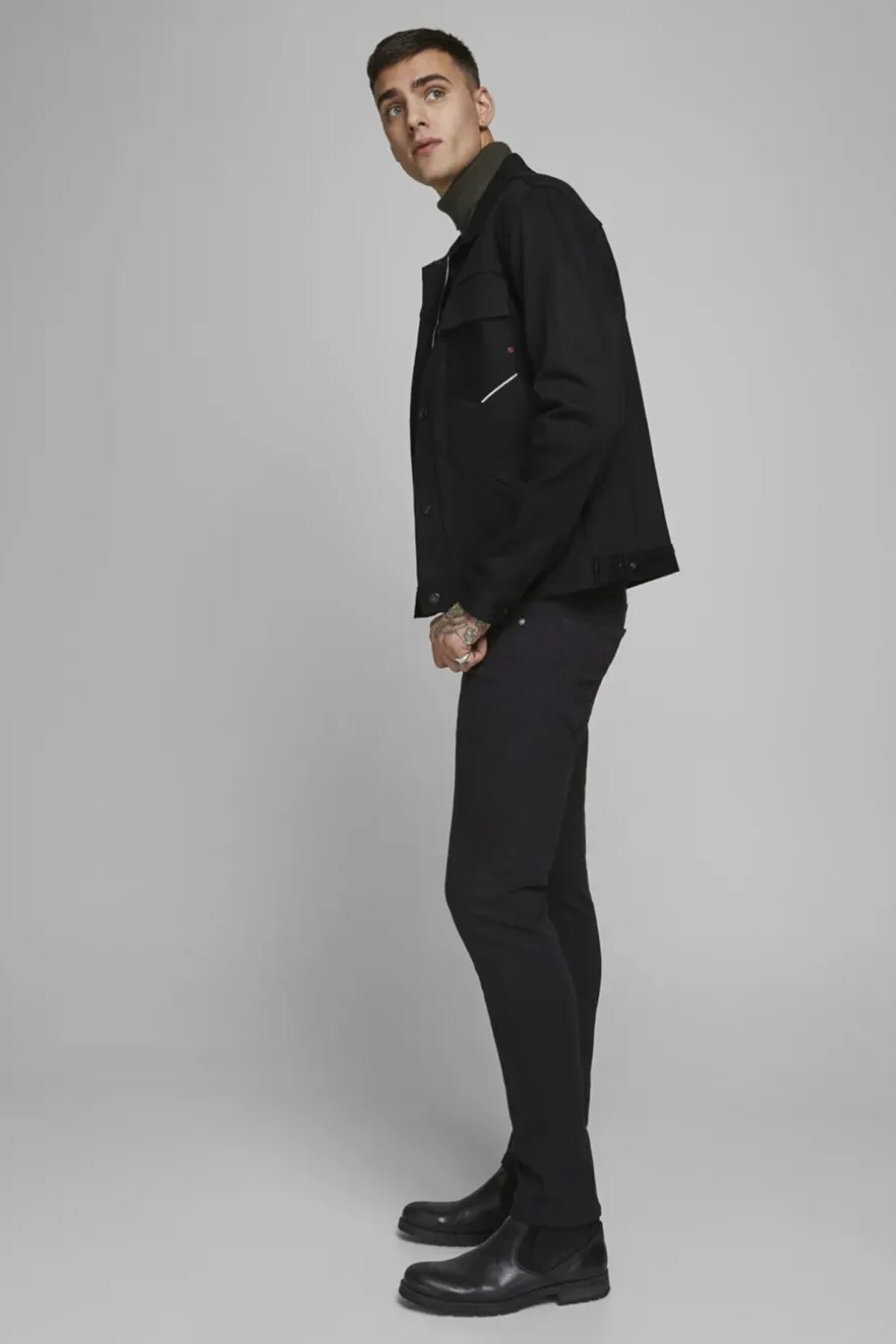 شلوار جین مردانه راسته فاق نرمال | جک اند جونز Jack & Jones TYCRG6L83N170627368606364 - تصویر 3