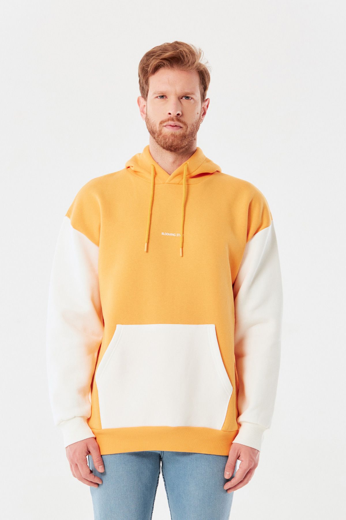 Fulla Moda-Farebná oversize mikina s kapucňou 7