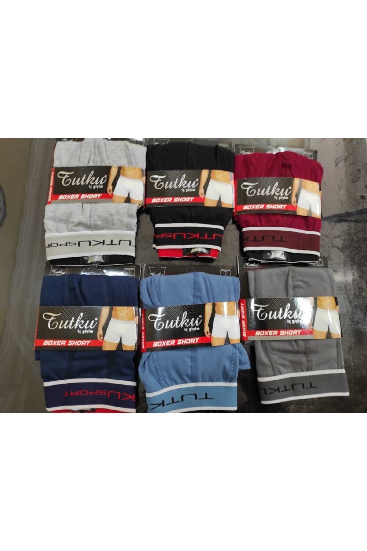 Tutku Elit Elite Men's Lycra Cotton Belted Sports Slip Panties 6 Pack -  Trendyol