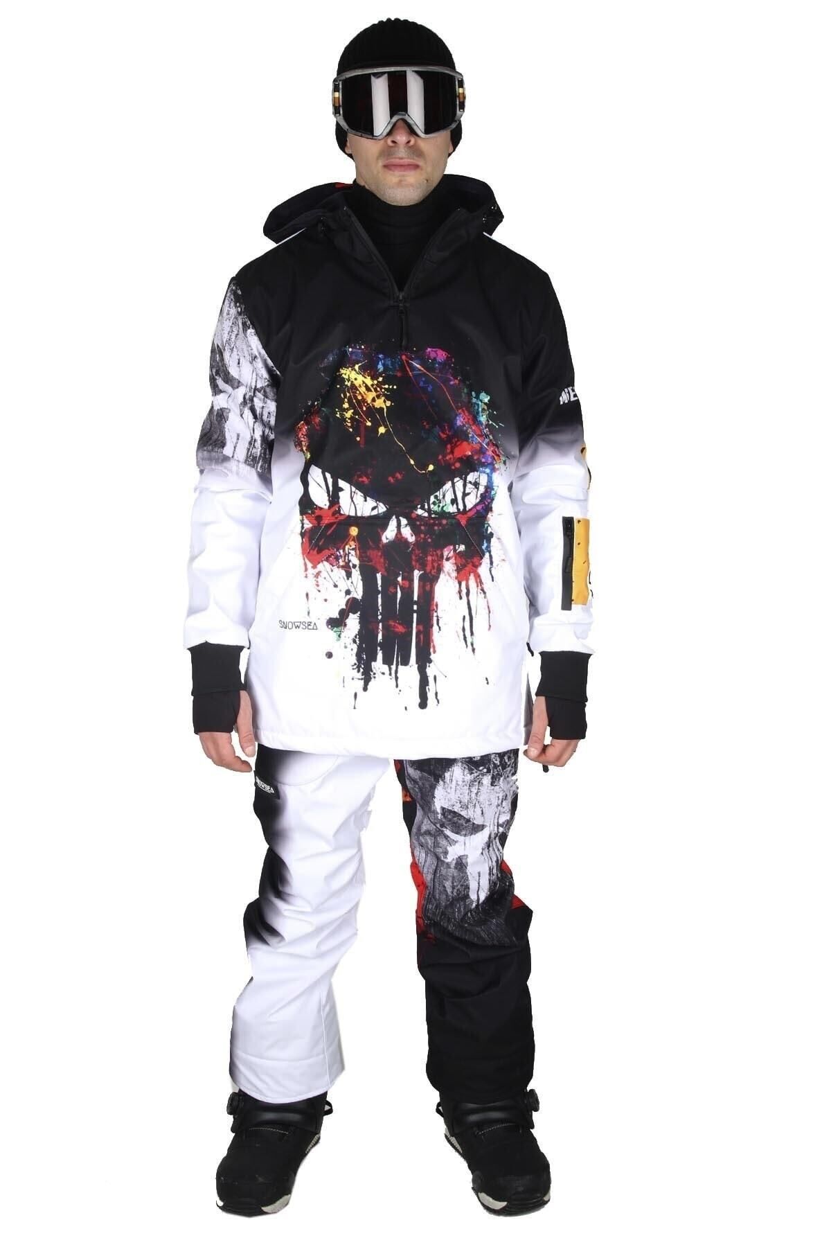 SNOWSEA Ss7944 Punisher Erkek Snowboard Ve Kayak Mont & Pantolon Takımı