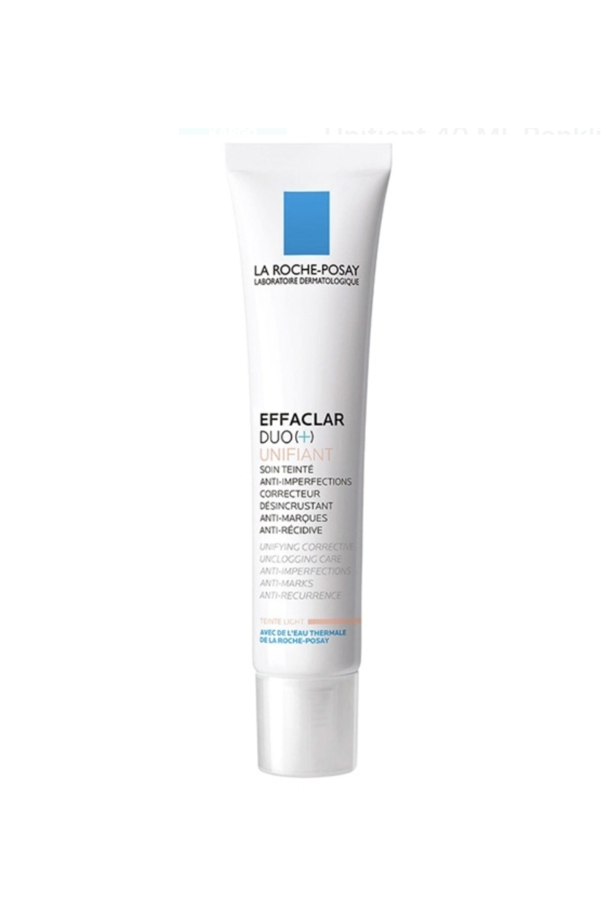 کرم مرطوب کننده رنگی La Roche-Posay Effaclar Duo Unifiant برای پوست چرب 40 میلی لیتر — مشکی EffaclarDuaUnifiant40ml — تصویر 2 از 4