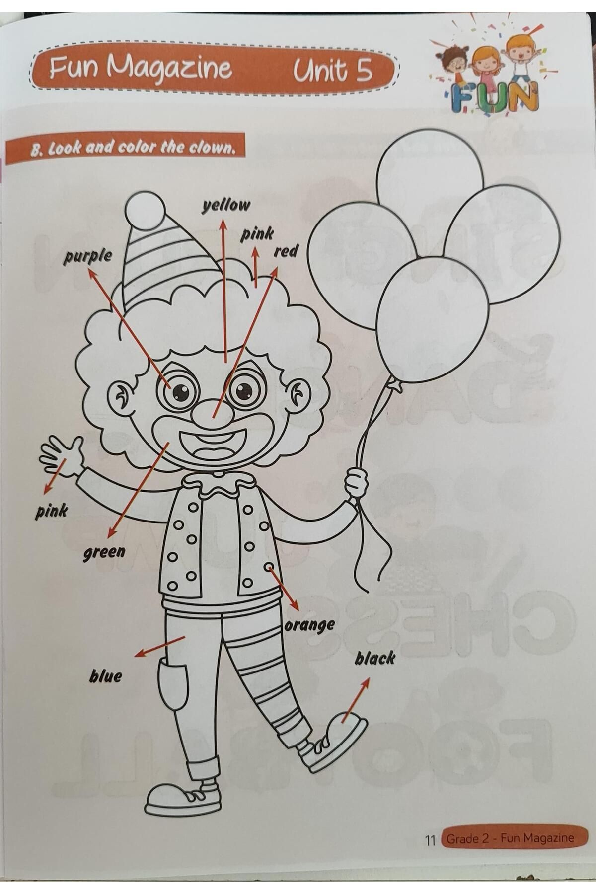 Harika Kitap-2.مجموعة تدريب اللغة الإنجليزية للفصل FUN & LEARN 3
