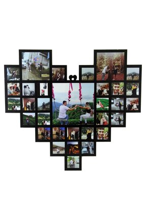 dnsl grup Kişiye Özel 32 Fotoğraflı Ahşap Kolaj Tablo