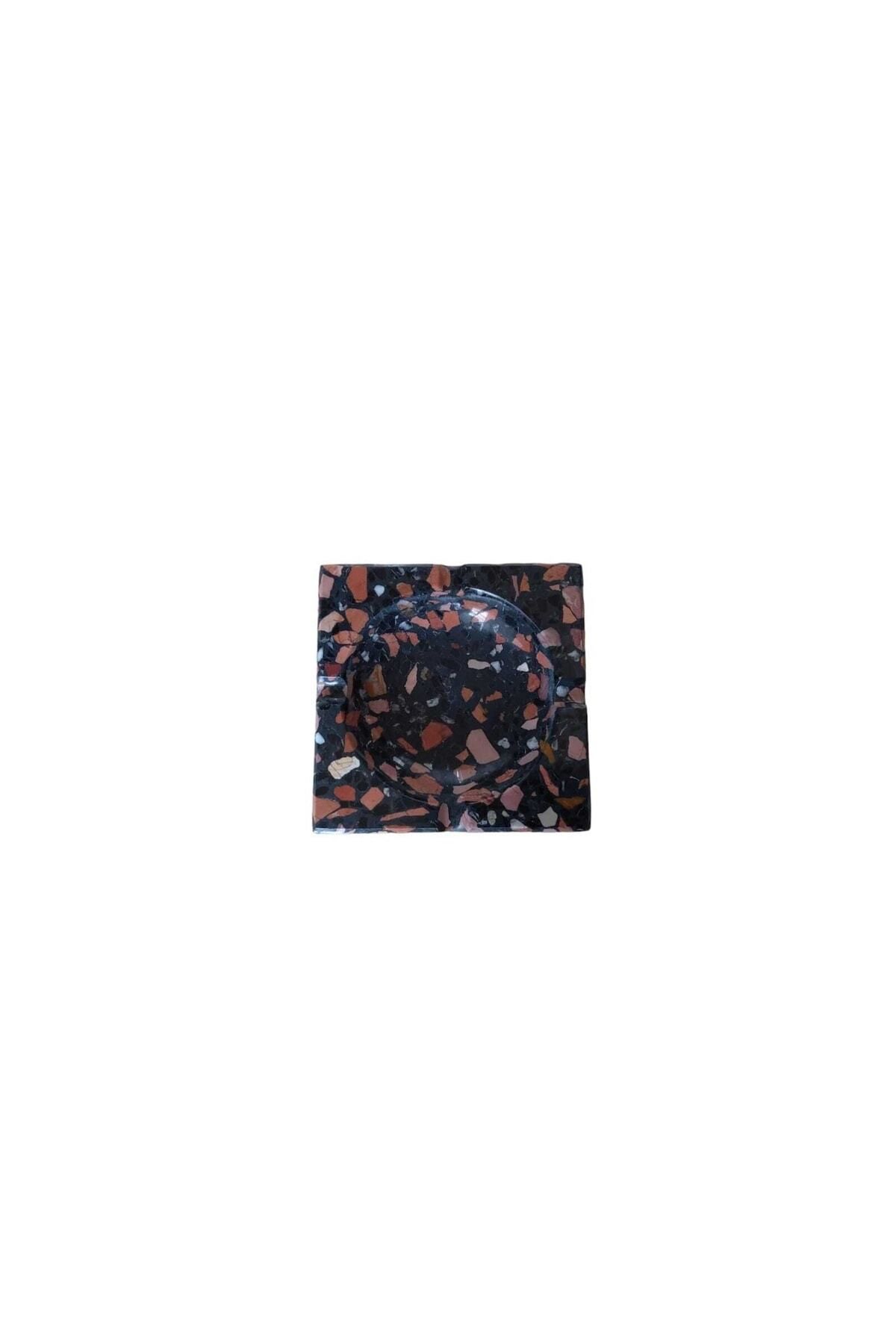 Concept ONYX by CEHRELI-Terrazzo Square Ashtray Gift Decorative Object (EXPORT QUALITY) 2