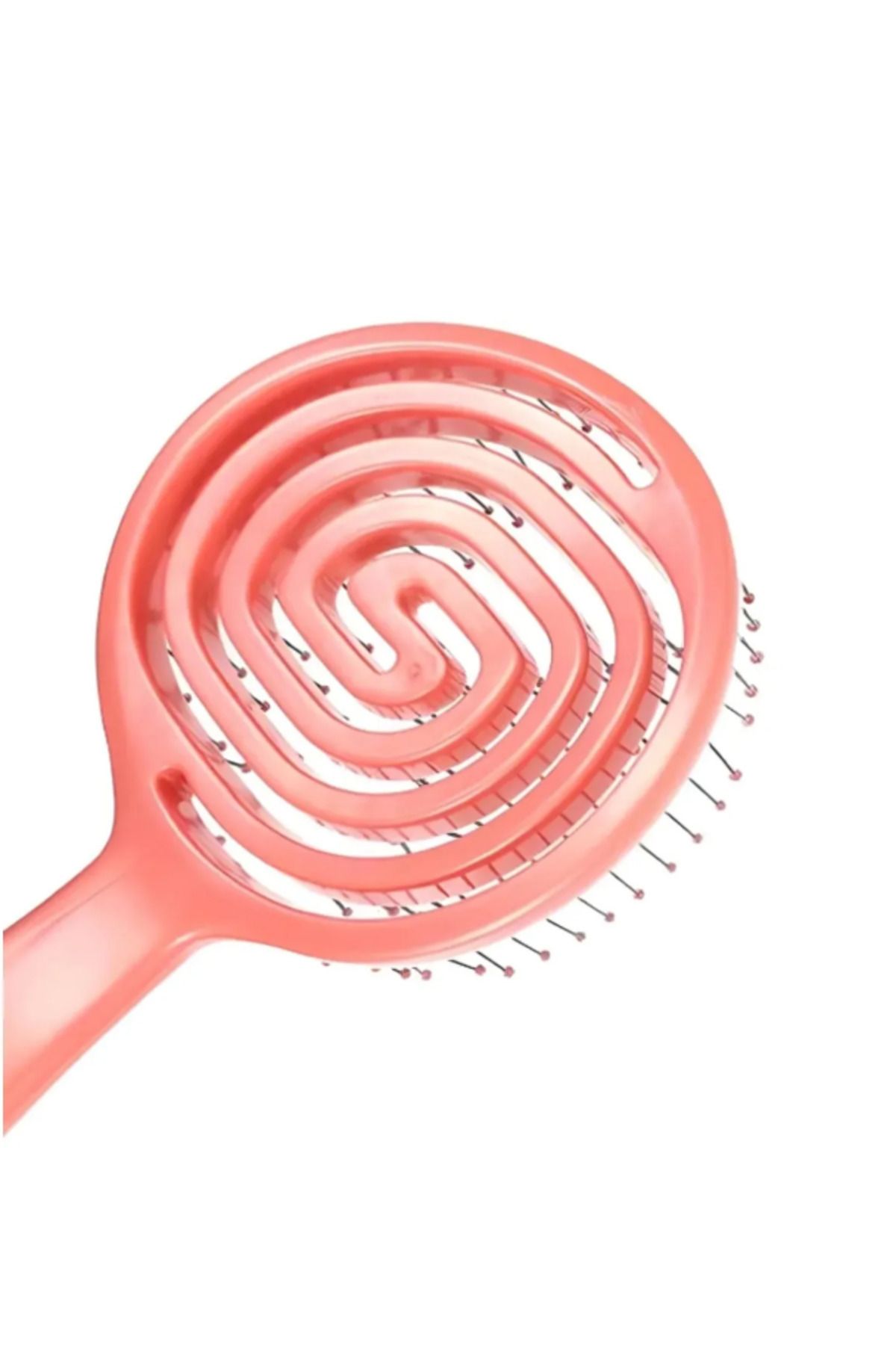 Layes-فرشاة تفتيح الشعر البيضاوية ذات المشط ثلاثي الأبعاد من Pink Pro 3