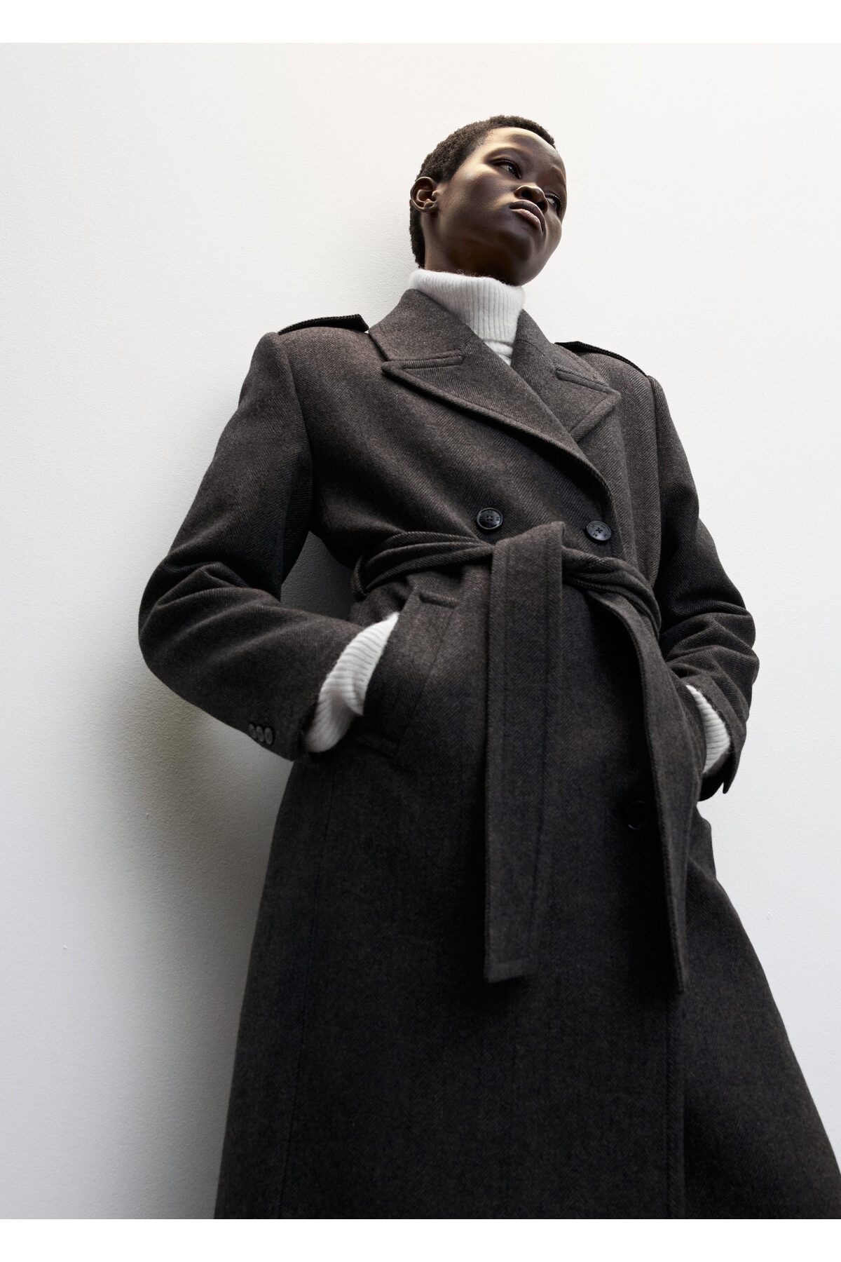 MANGO  Kahverengi Kadın Palto 37049103 - Görsel 5