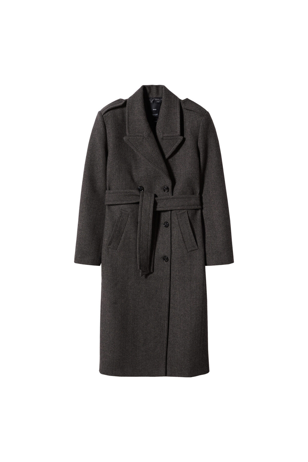 MANGO  Kahverengi Kadın Palto 37049103 - Görsel 4