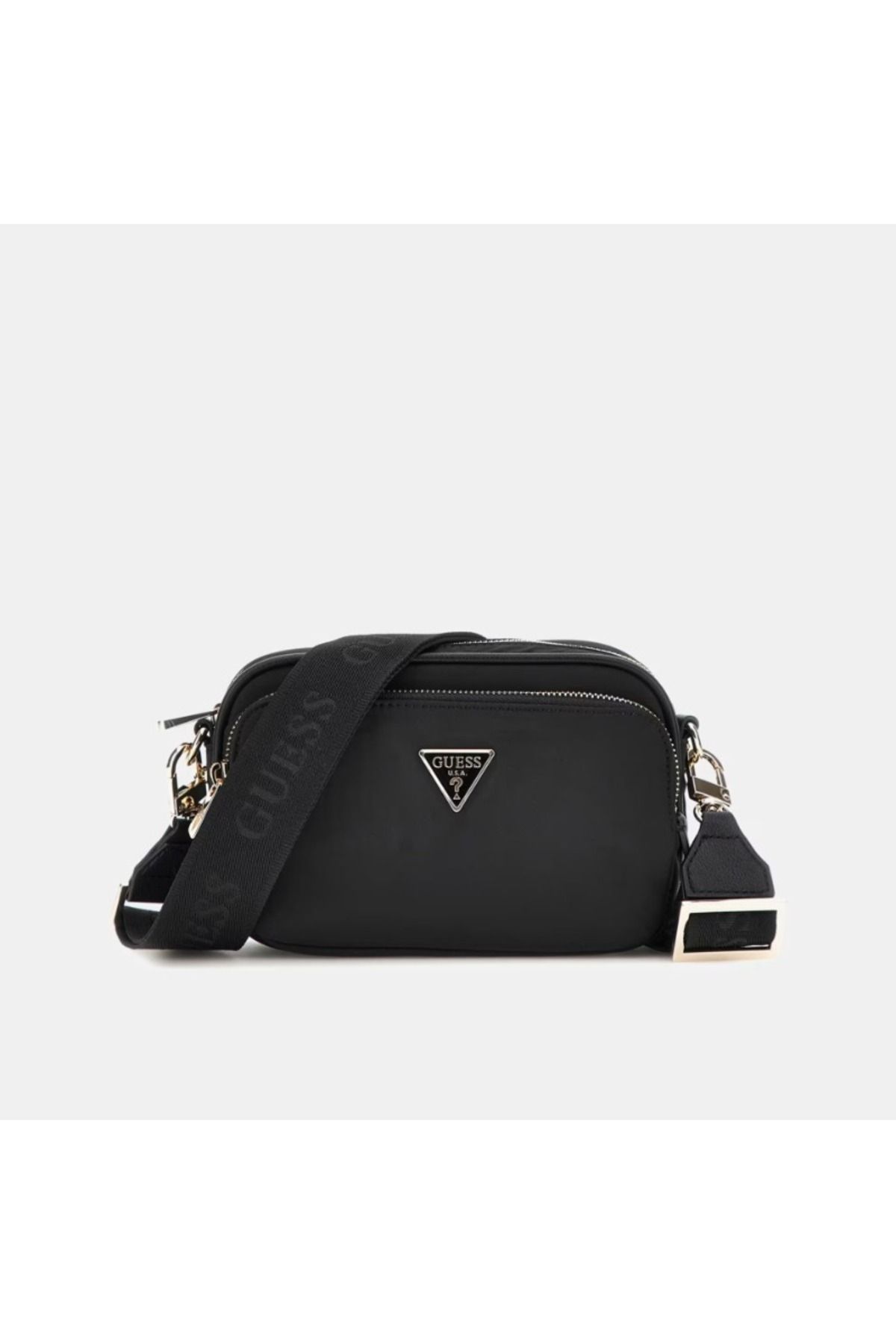 Guess Shoulder Bag Black Plain Trendyol