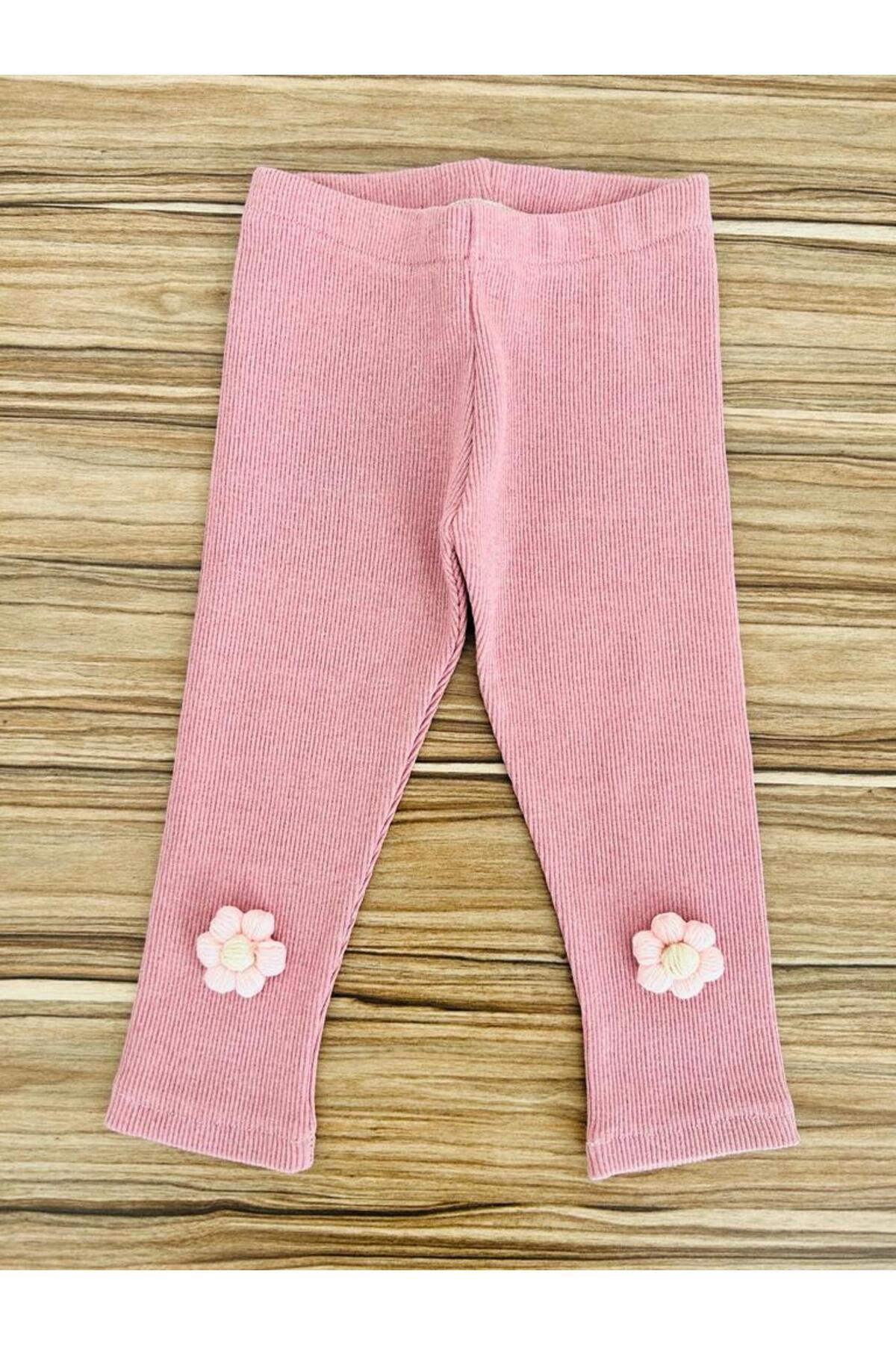 eymwes Kız Bebek Çocuk Esnek Likralı Mevsimlik Pamuk Tayt fotoğrafı 2 (önizleme)