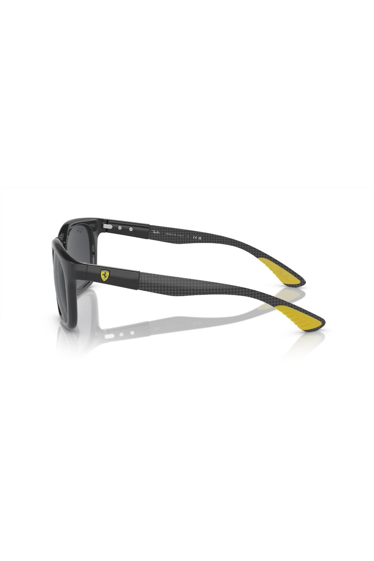 عینک آفتابی خاکستری مردانه و زنانه RB 8362M F62487 53 Scuderia Ferrari Ray-Ban