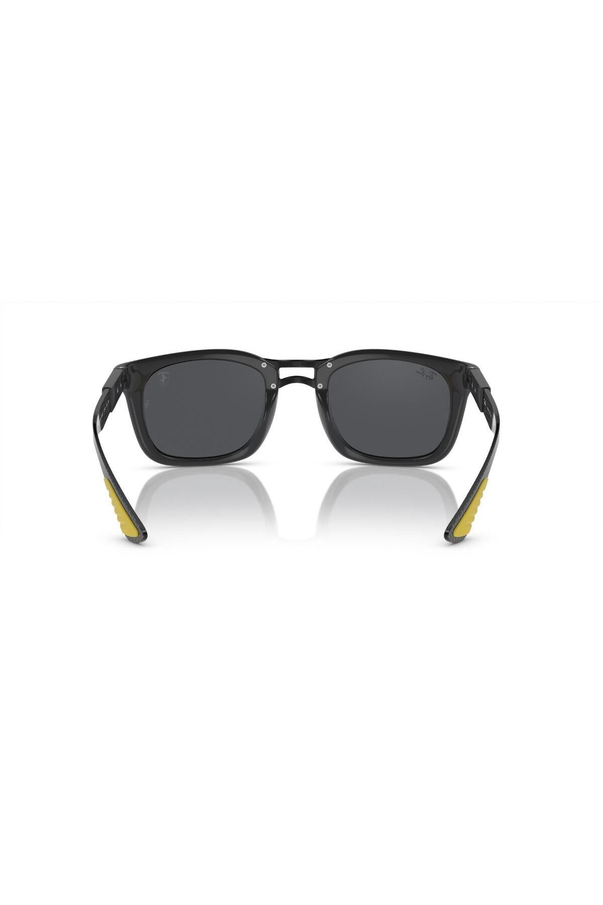 عینک آفتابی خاکستری مردانه و زنانه RB 8362M F62487 53 Scuderia Ferrari Ray-Ban