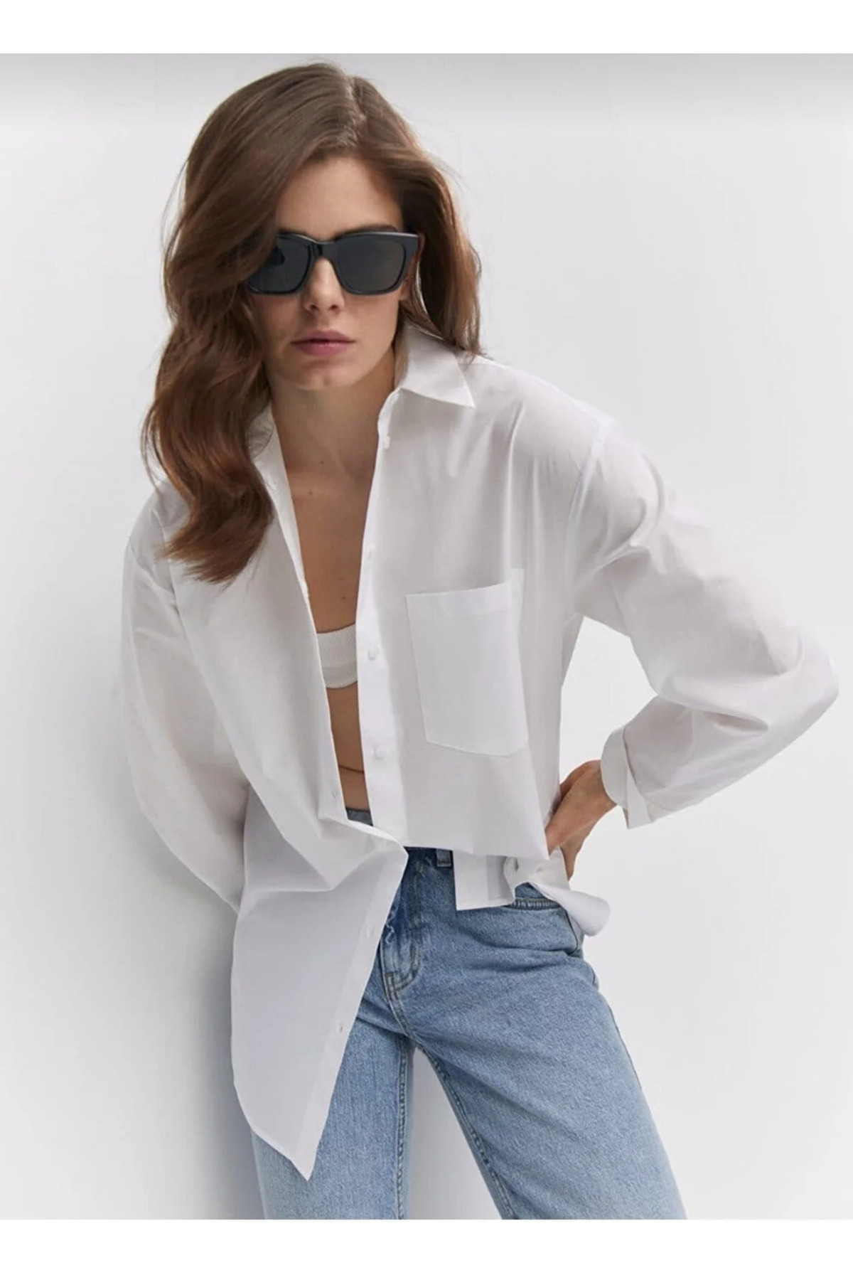Oversize Loose Fit Women's Shirt