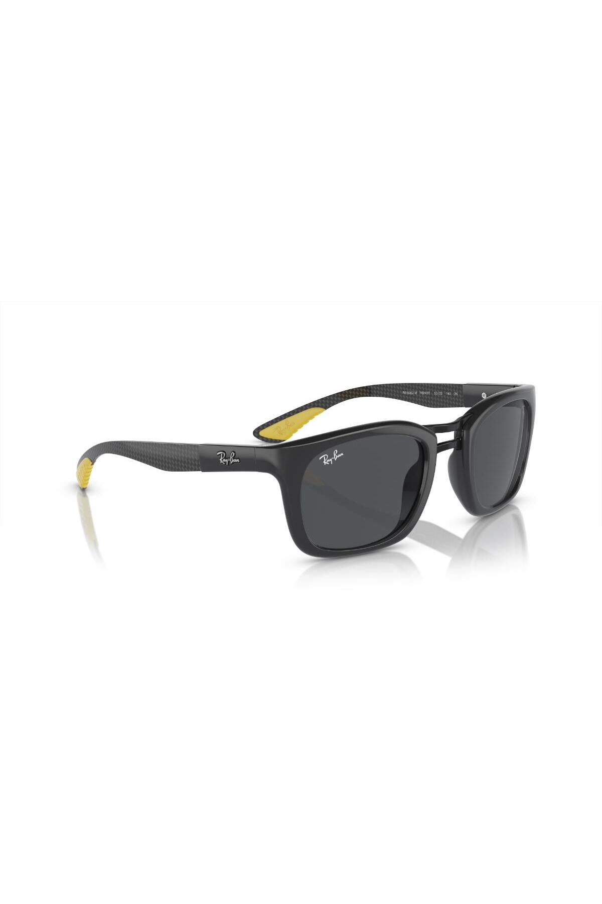 عینک آفتابی خاکستری مردانه و زنانه RB 8362M F62487 53 Scuderia Ferrari Ray-Ban